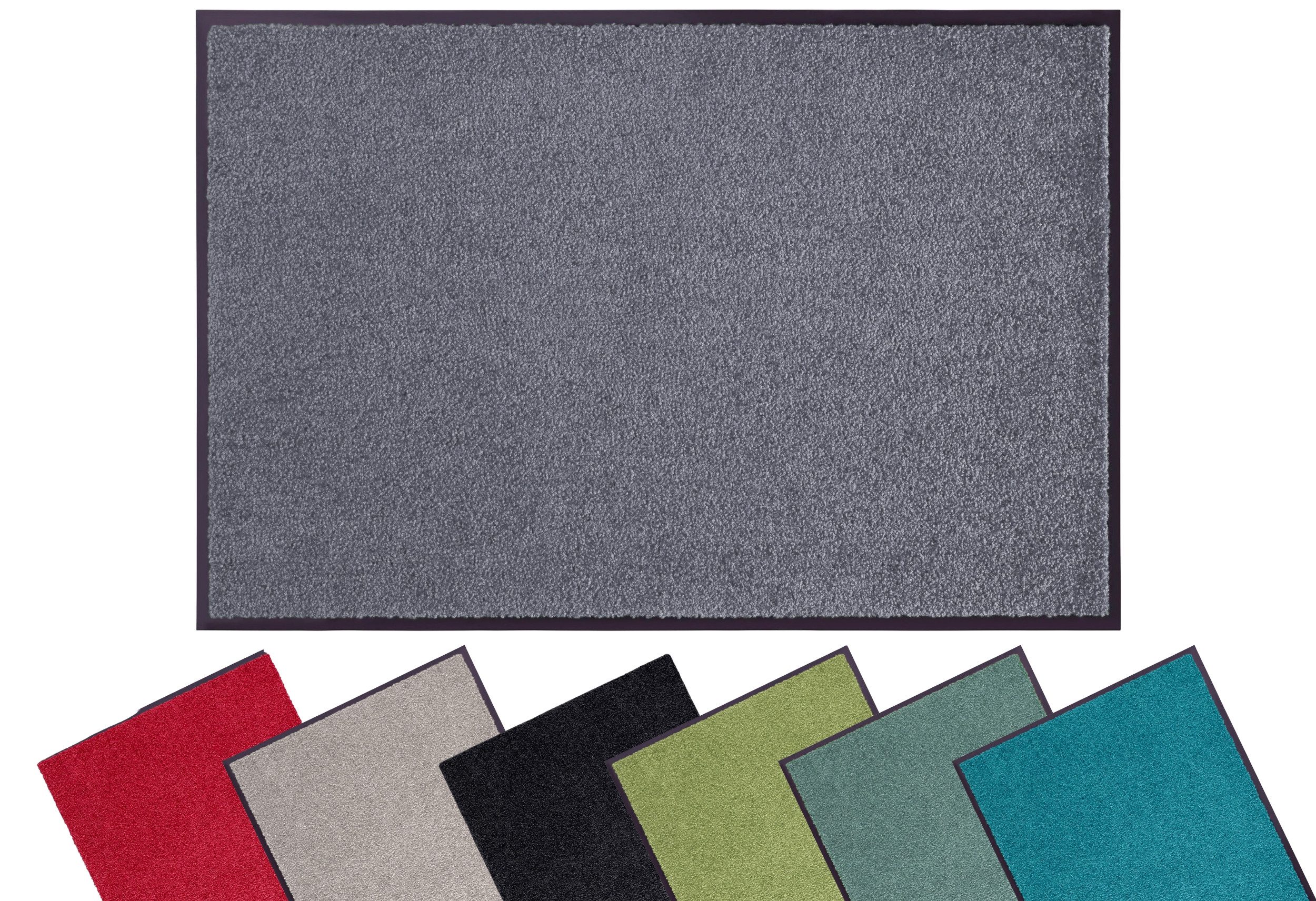 OTTO home Fußmatte Clean & Walk, rechteckig, Höhe: 7 mm, Schmutzfangmatte, Türmatte, In- und Outdoor, Teppich, Läufer, waschbar