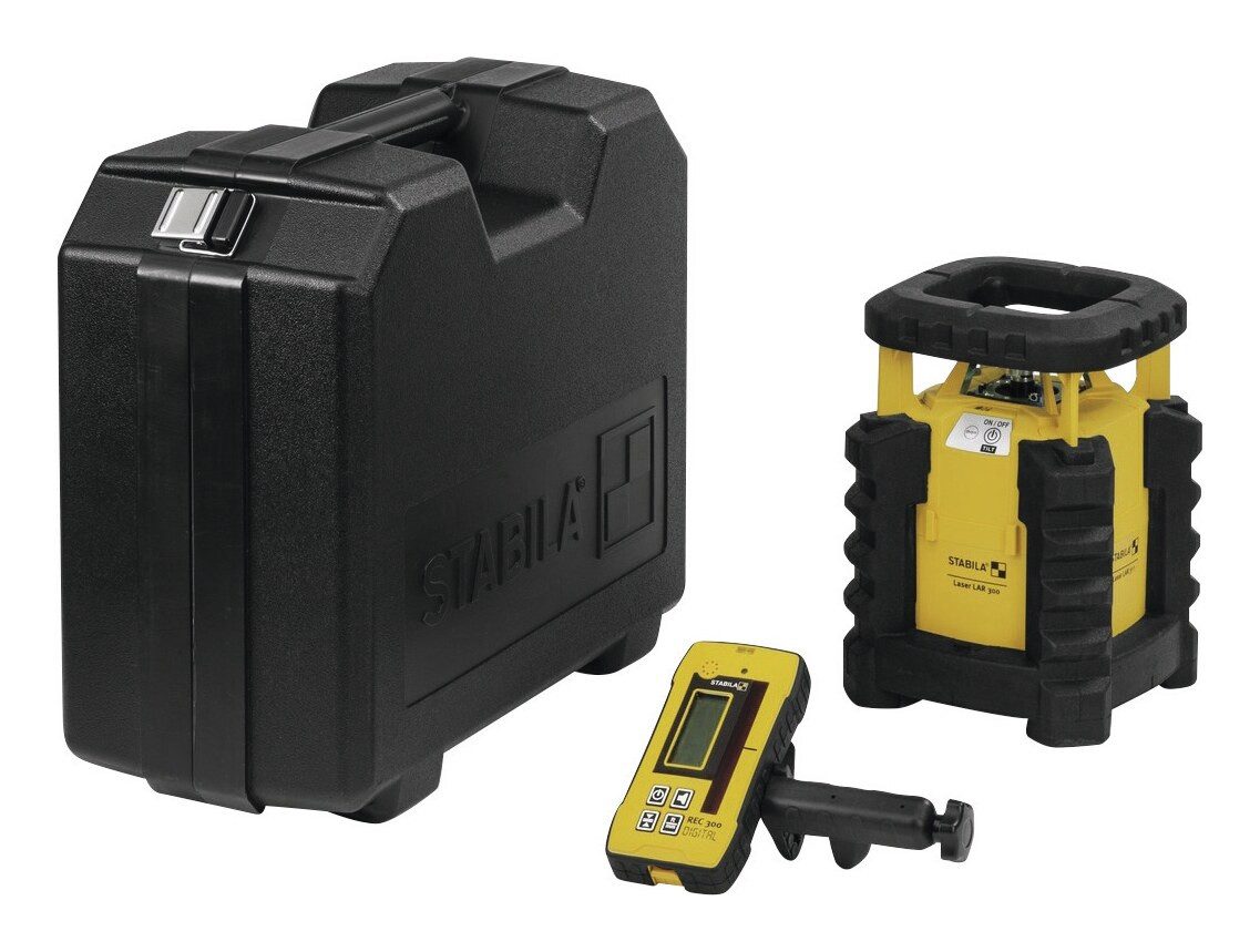 Stabila Punkt- und Linienlaser, Rotationslaser LAR 300 3-teilig