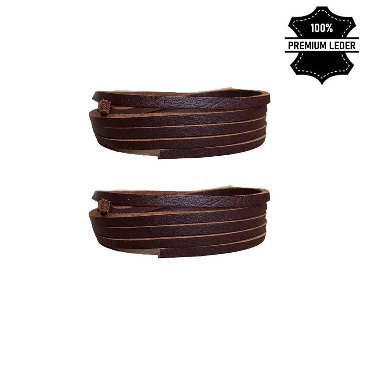 Schnürsenkel Premium Lederschnürsenkel Vierkant für Mokassins günstig online kaufen