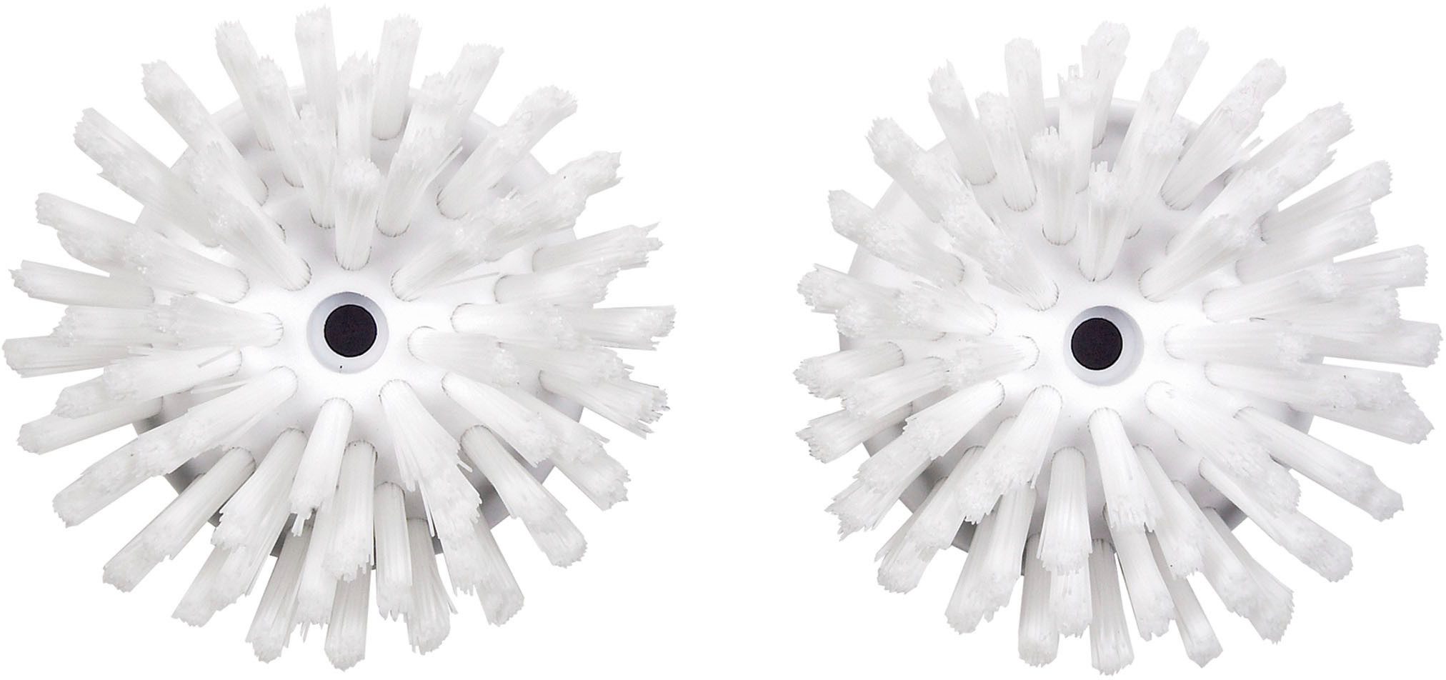 OXO Good Grips Reinigungsbürste, (Set, 2-tlg), Ersatzbürste (Nachfüllung) für Handbürste mit Spülmitteldosierung