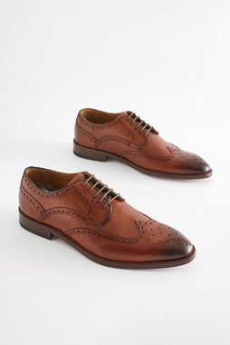 Next Signature Brogues aus Leder Schnürschuh (1-tlg)