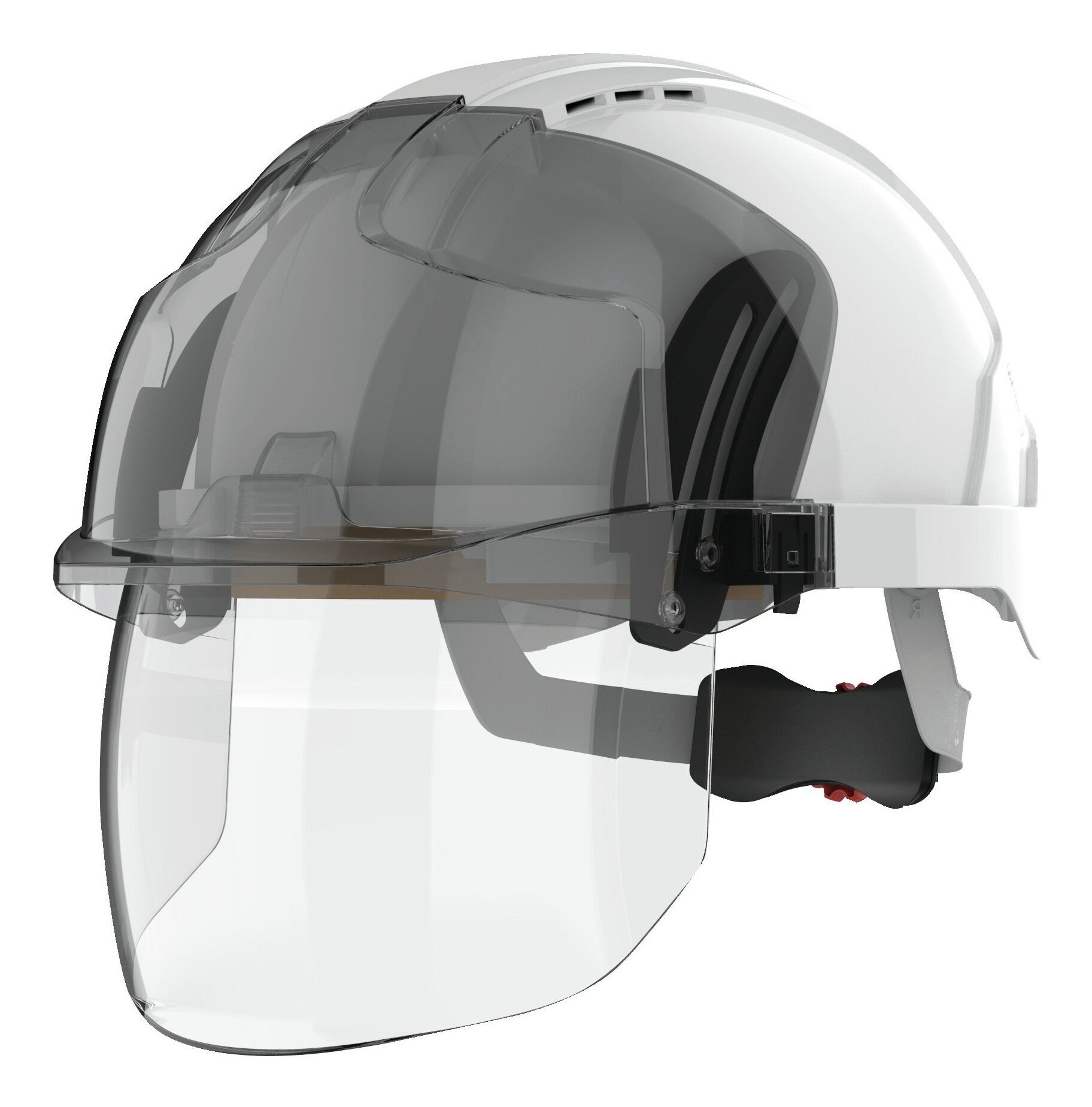 JSP Schutzhelm, EVO VISTAshield mit Visier weiß