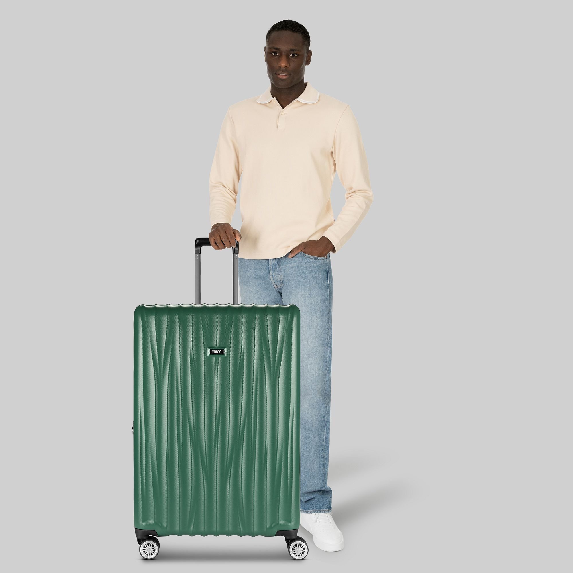 Bric's Hartschalen-Trolley Cervia 2.0, 4 Rollen, Polypropylen