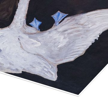 Posterlounge Poster Hilma af Klint, The White Swan, Modern Malerei