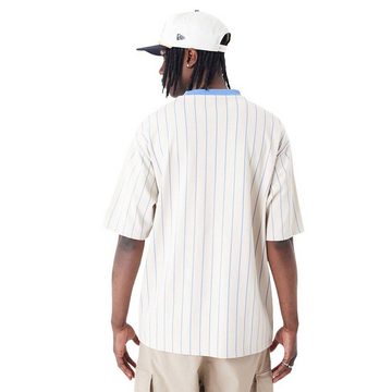 New Era T-Shirt New Era Pinstripe Oversized T-Shirt Herren Shirt stone blue (1-tlg)