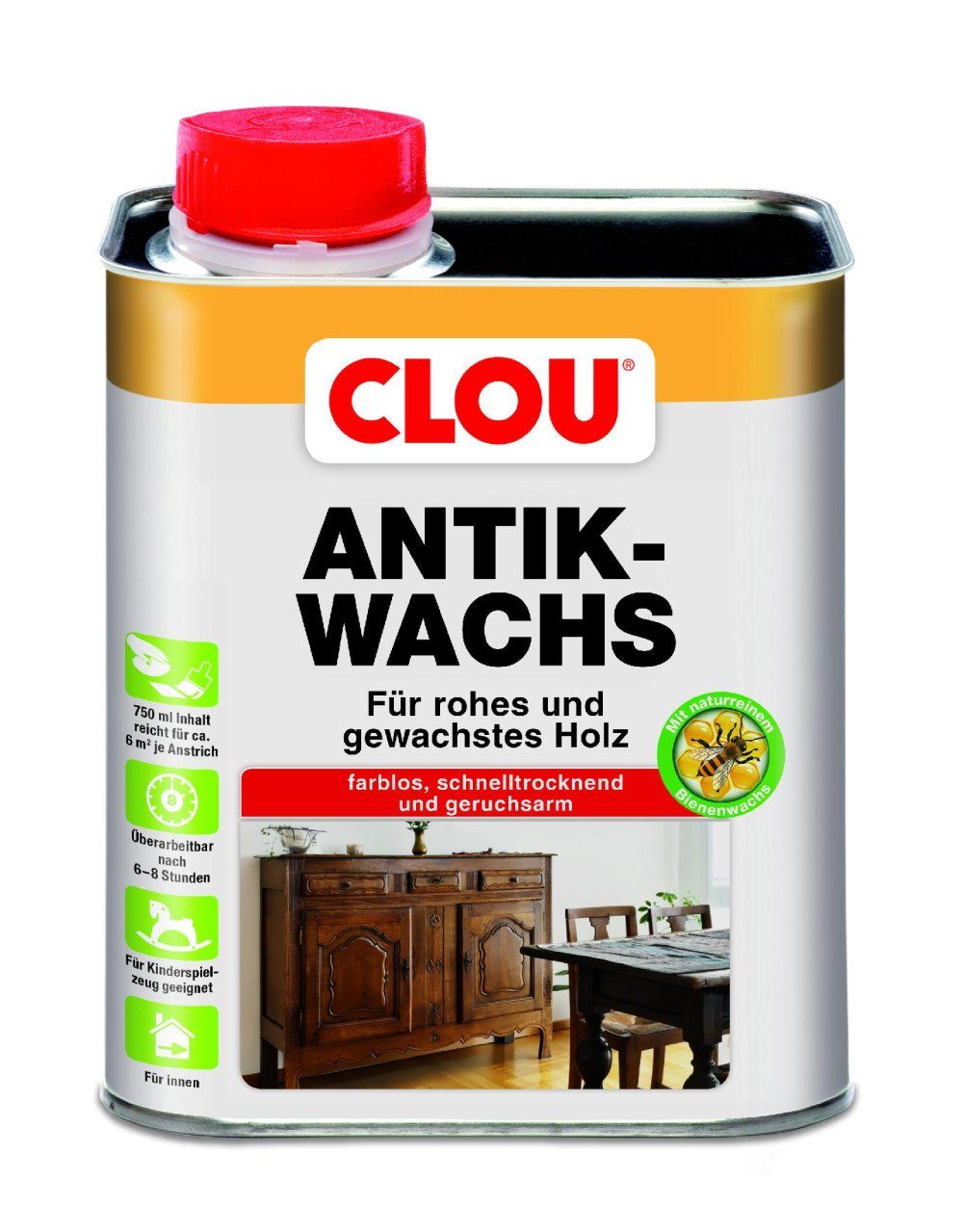 Lasur Clou Antikwachs W3 750 ml