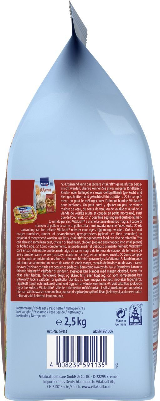 Vitakraft Futterautomat Vitakraft Igelfutter Menü 2,5 kg