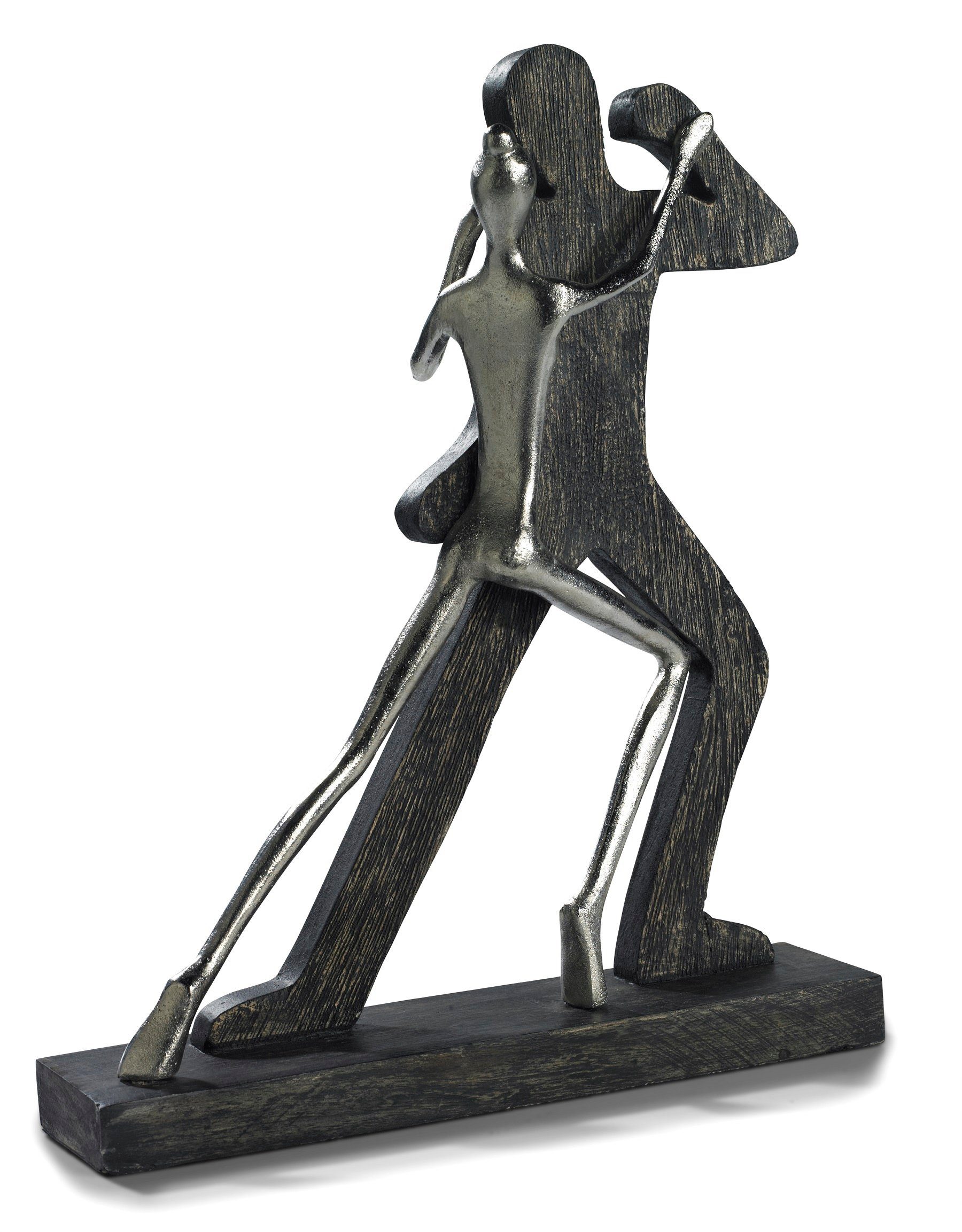 Moritz Skulptur Skulptur Tänzer tanzend 38x7x 30cm, Dekoobjekt Holz, Tischdeko, Fensterdeko, Wanddeko, Holzdeko