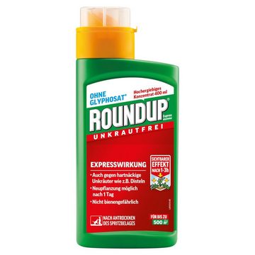 ROUNDUP Unkrautbekämpfungsmittel Roundup Express Konzentrat - 3x 400 ml
