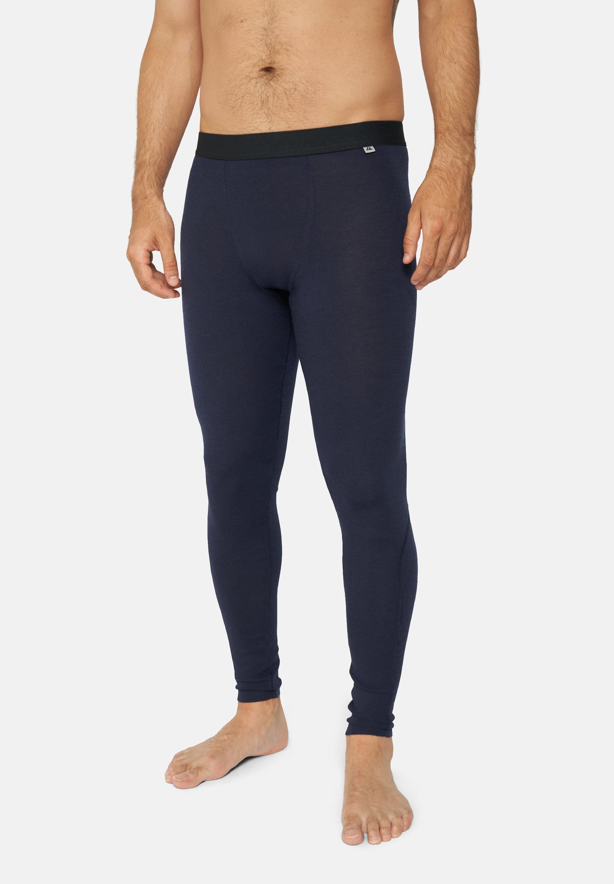 DANISH ENDURANCE Thermounterhose Herren Merino Funktionshose Temperaturregulierend dark navy