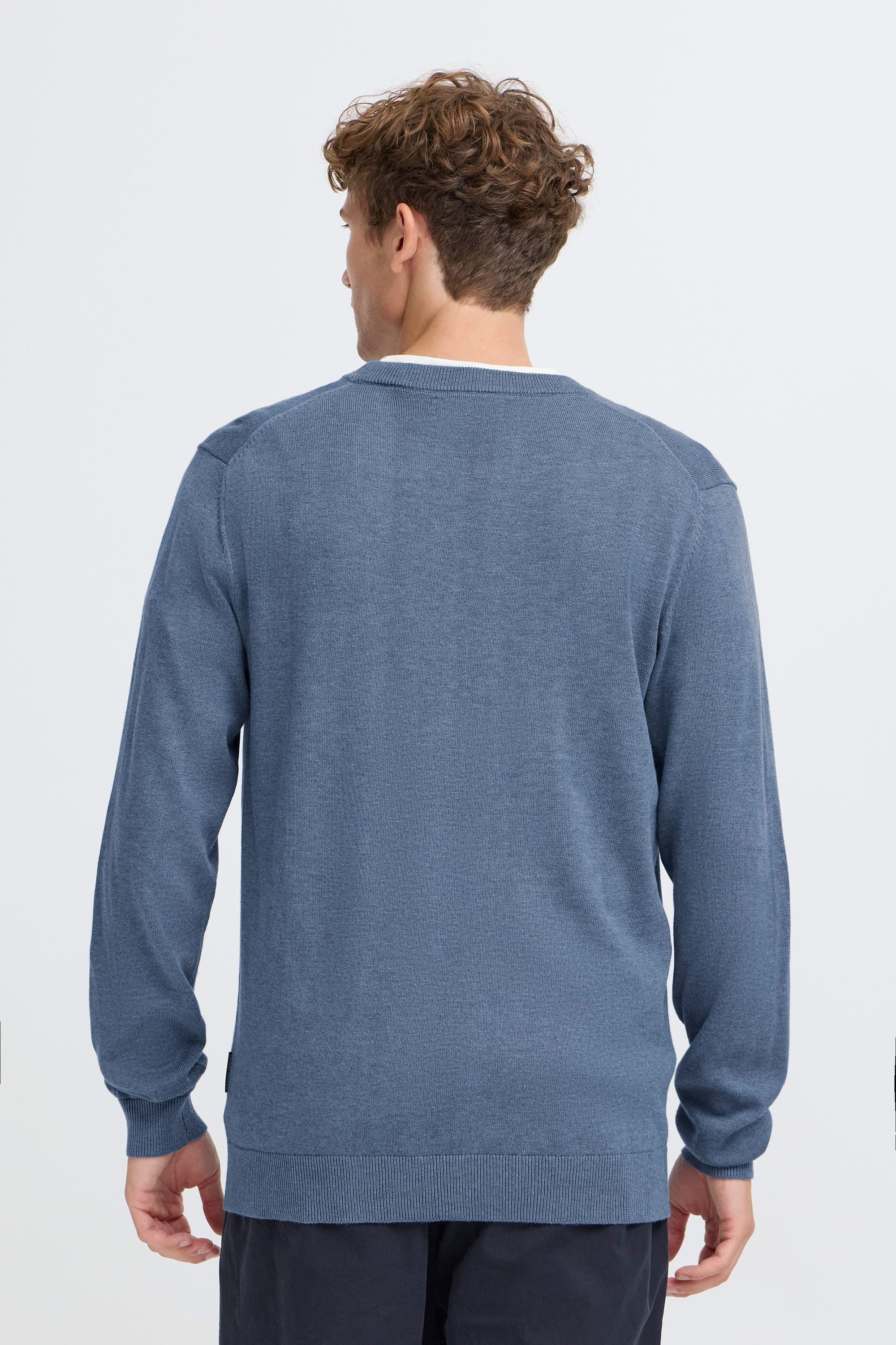 Casual Friday Strickpullover CFBells Basic Rundhals Pullover