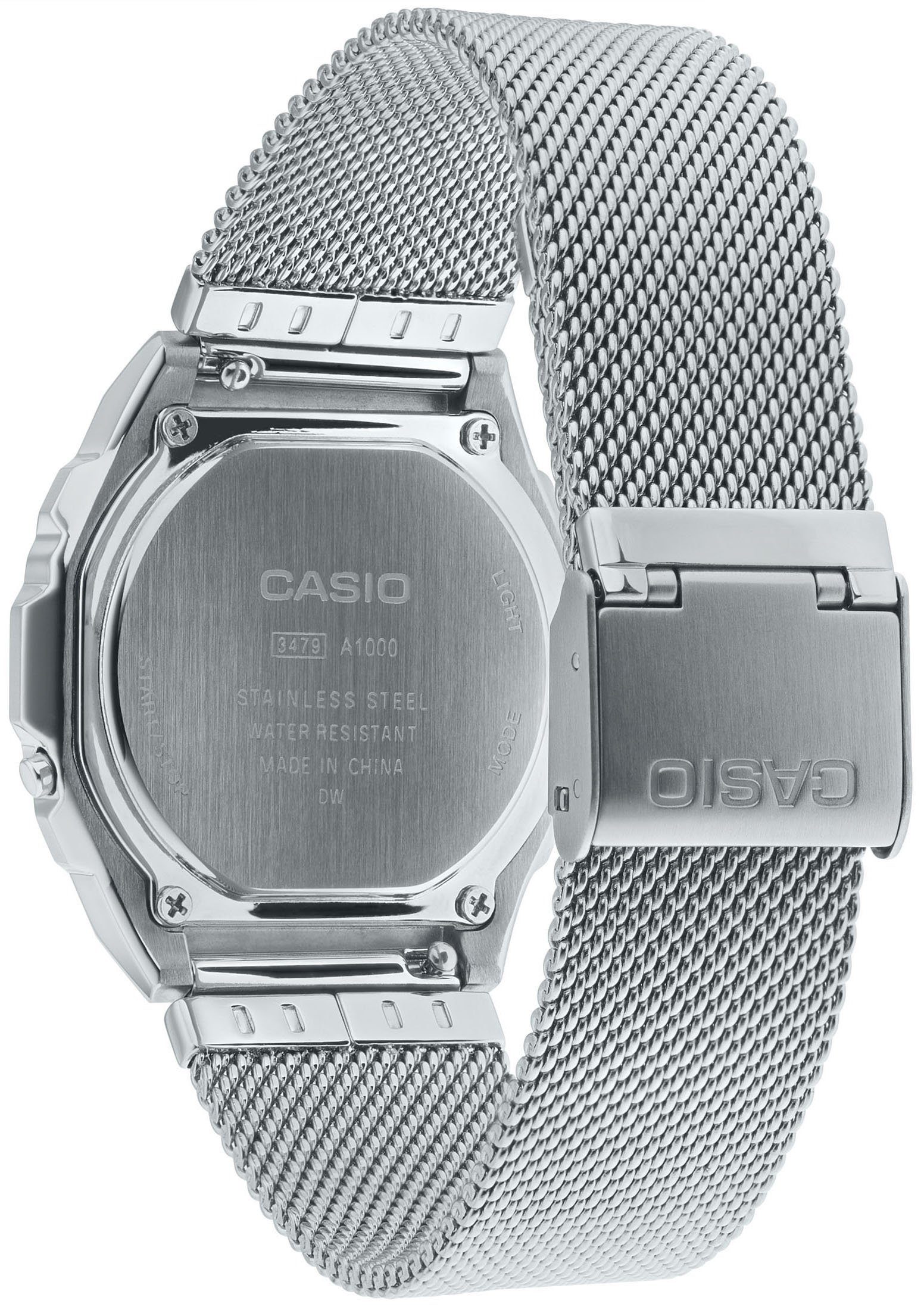 Damen Uhren CASIO VINTAGE Chronograph A1000M-1BEF