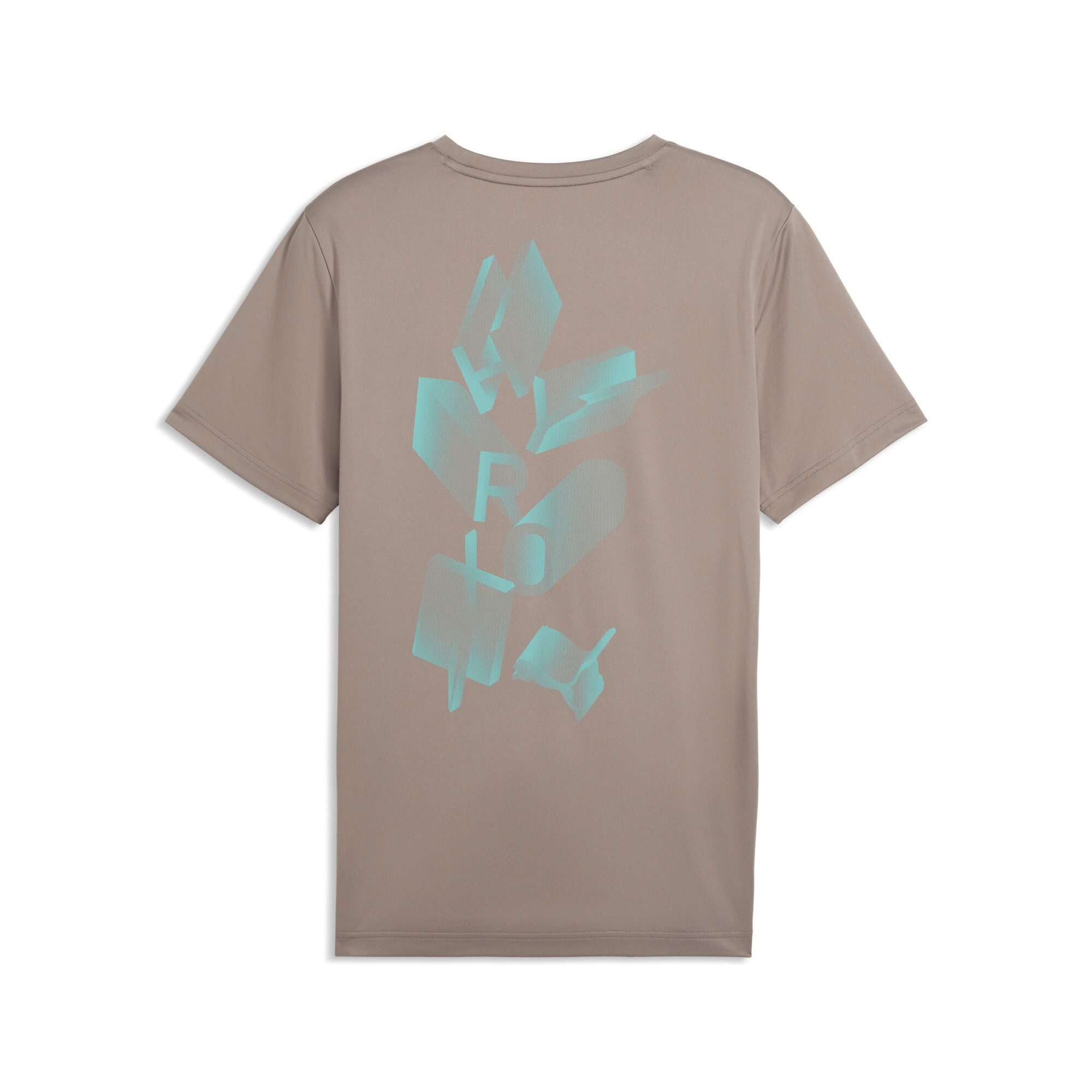 PUMA Trainingsshirt M X HYROX POLY GRAPHIC TEE Regular Fit, atmungsaktiv, schnell trocknend, sportlicher Stil