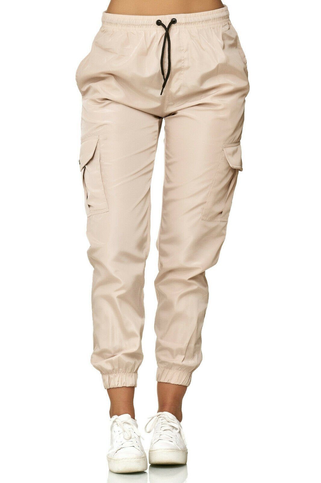 Worldclassca Cargohose Worldclassca Cargohose Jogginghose Fitnesshose Sweatpants Freizeithose Damen Fitness- & Freizeithose – Windbreaker-Style