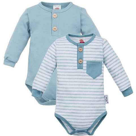 Makoma Langarmbody Baby Body Langarm für Jungen & Mädchen Sweet Dreams (Set, 2-tlg., 2-tlg) 100% Baumwolle