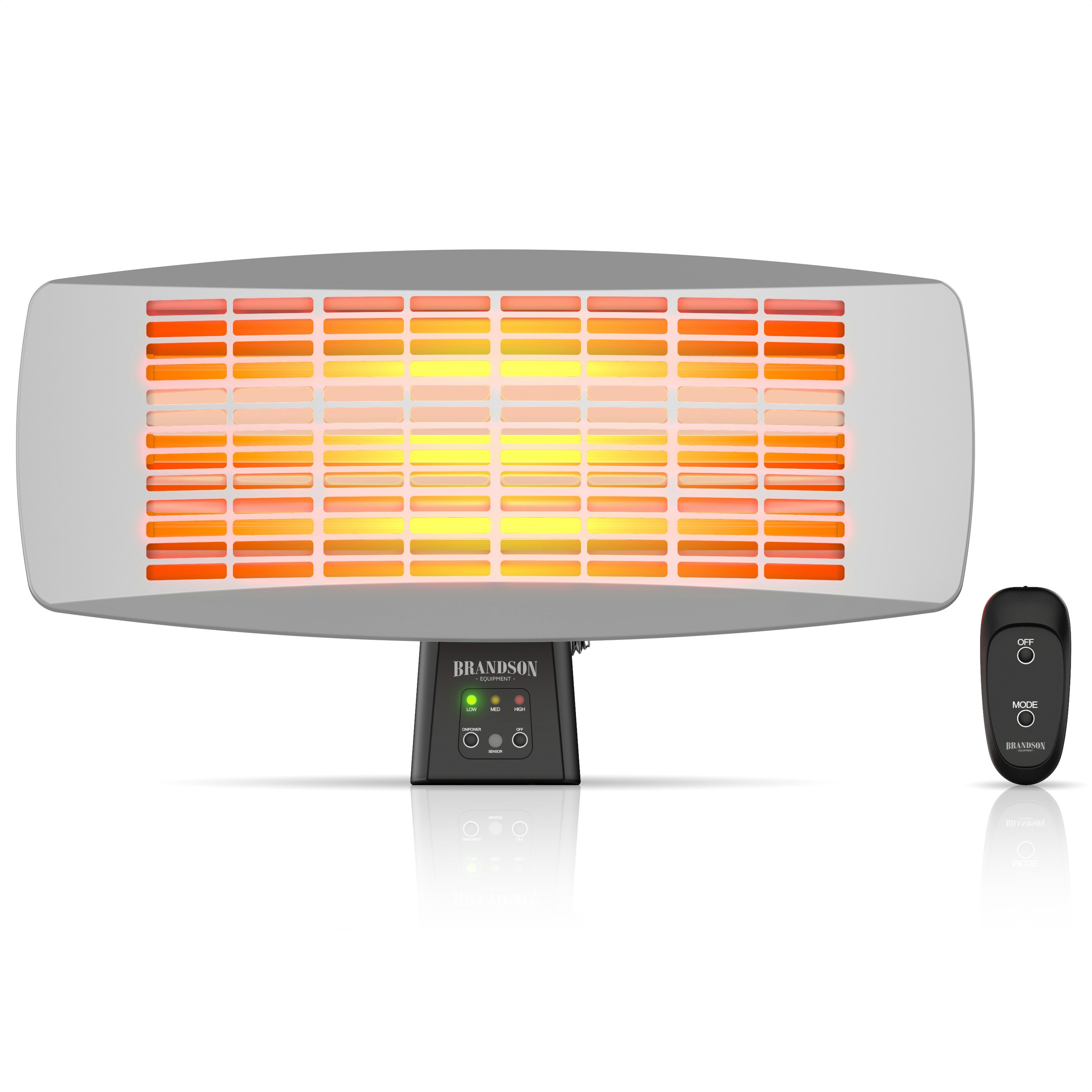 Brandson Wickeltisch-Heizstrahler mit Wandhalterung & Fernbedienung, Infrar günstig online kaufen