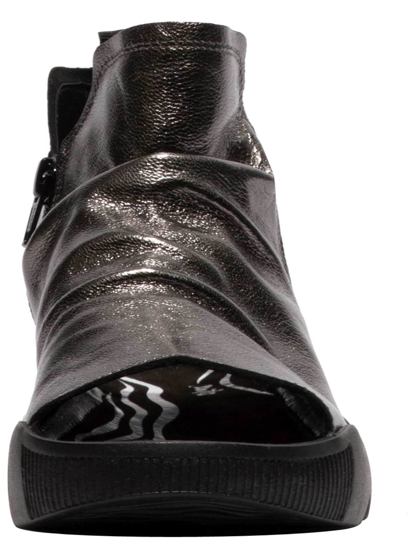 softinos softinos Sandalen Leder/Textil Schaftsandalette