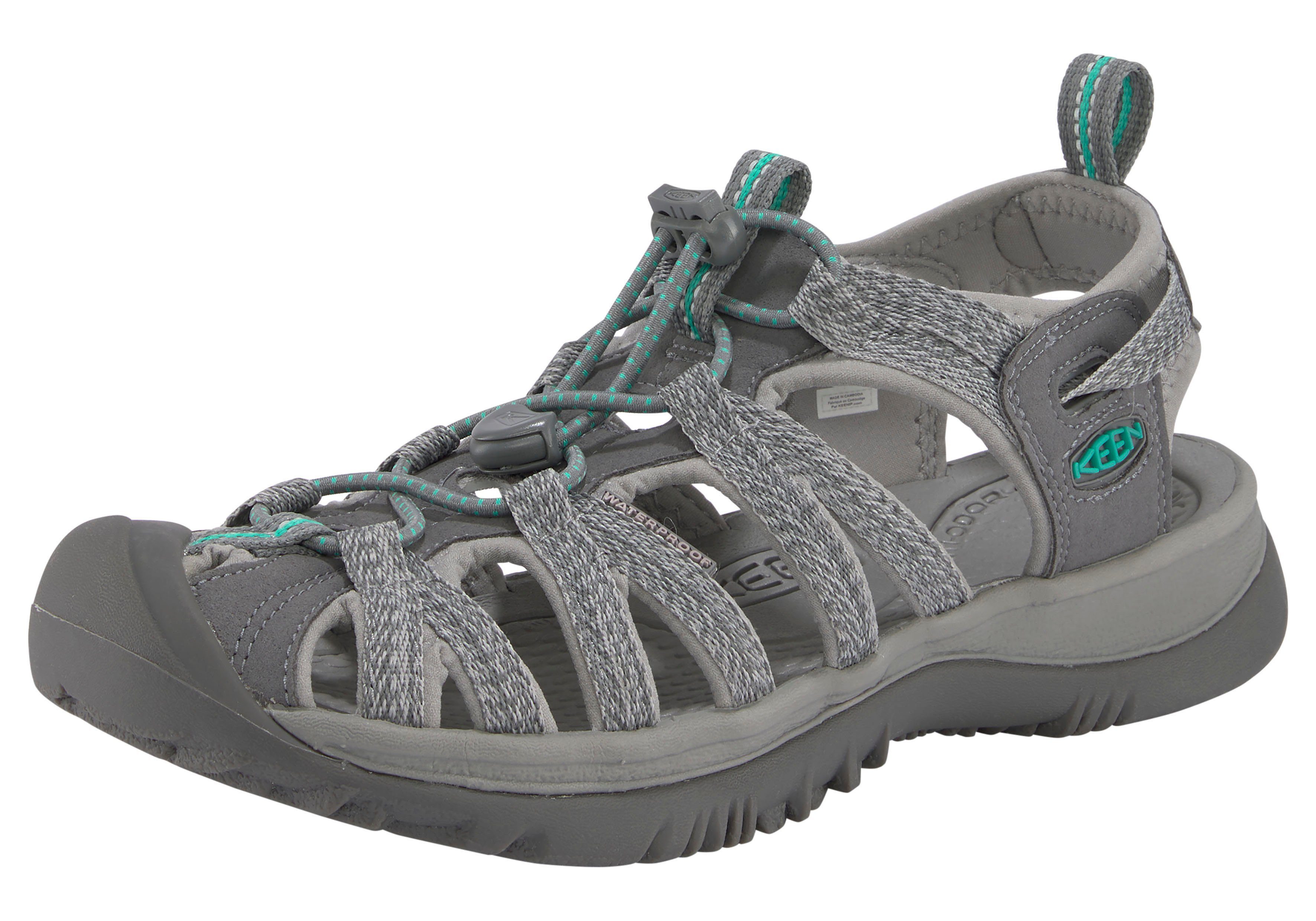 Keen WHISPER Sandale medium grey-peacock green