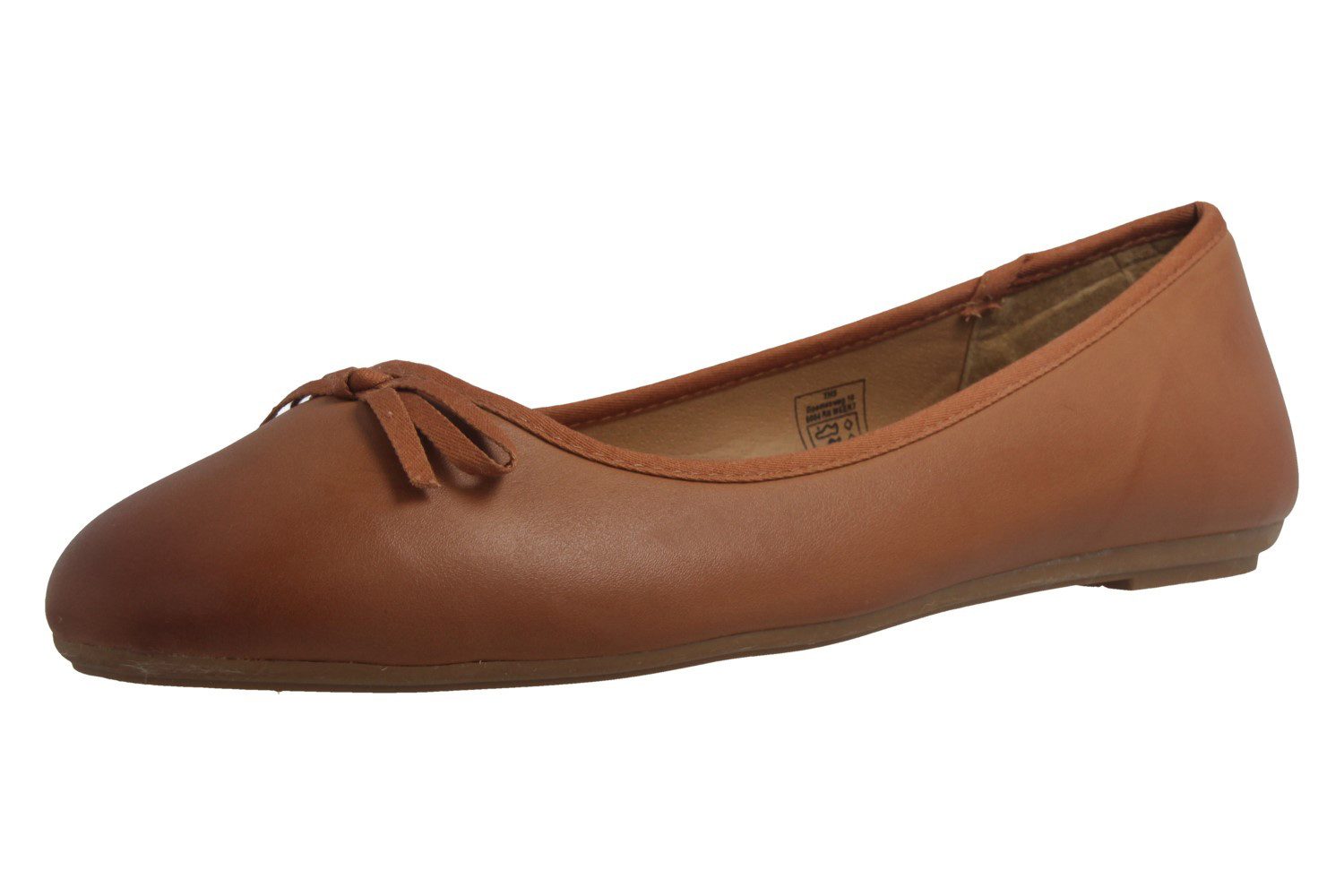 Fitters Footwear 2.589609 Helen Brandy PU Ballerina