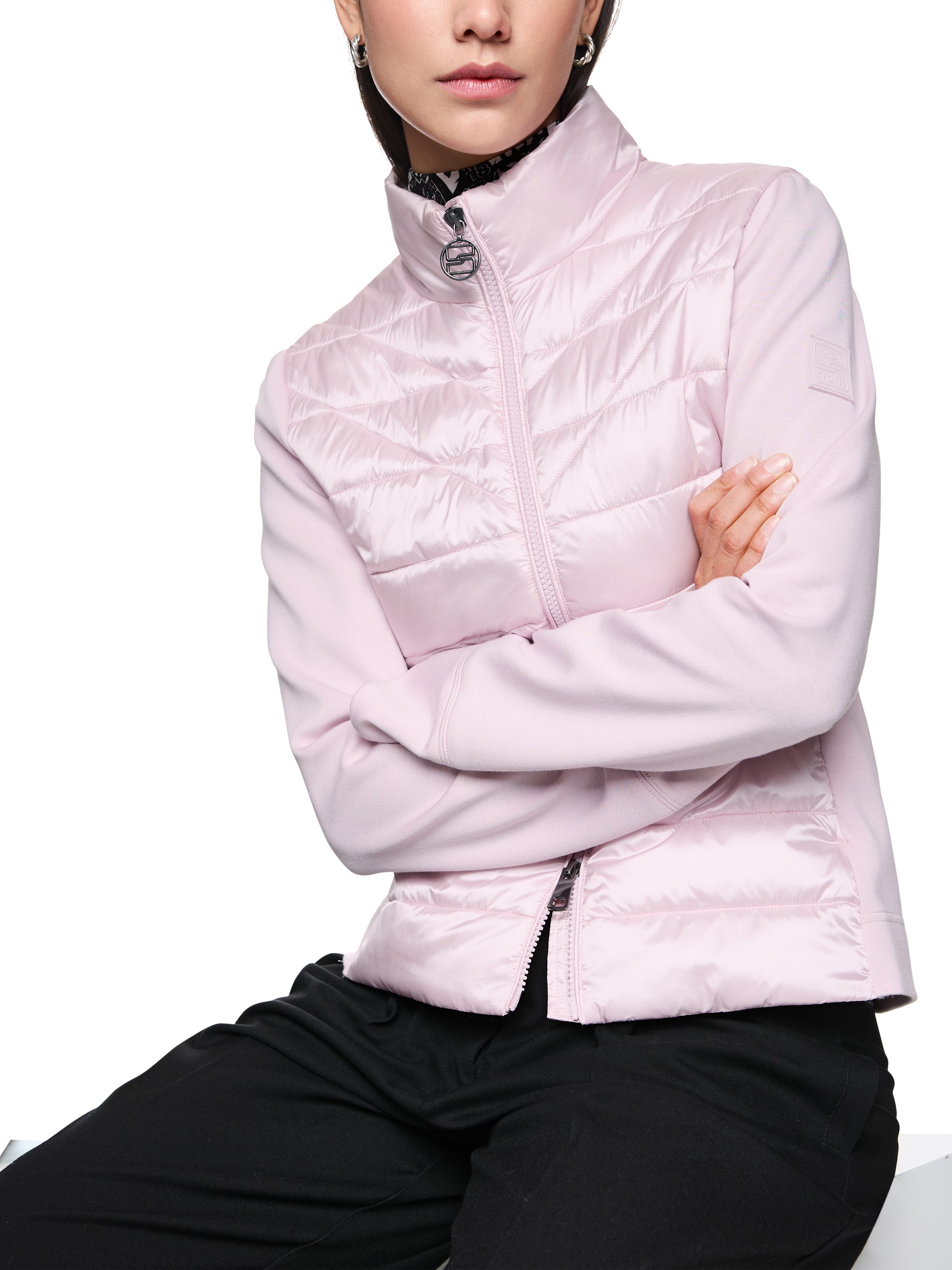 Marc Cain Steppjacke Check it Up Premium Damenmode leicht, 2-Wege-Reißversc günstig online kaufen