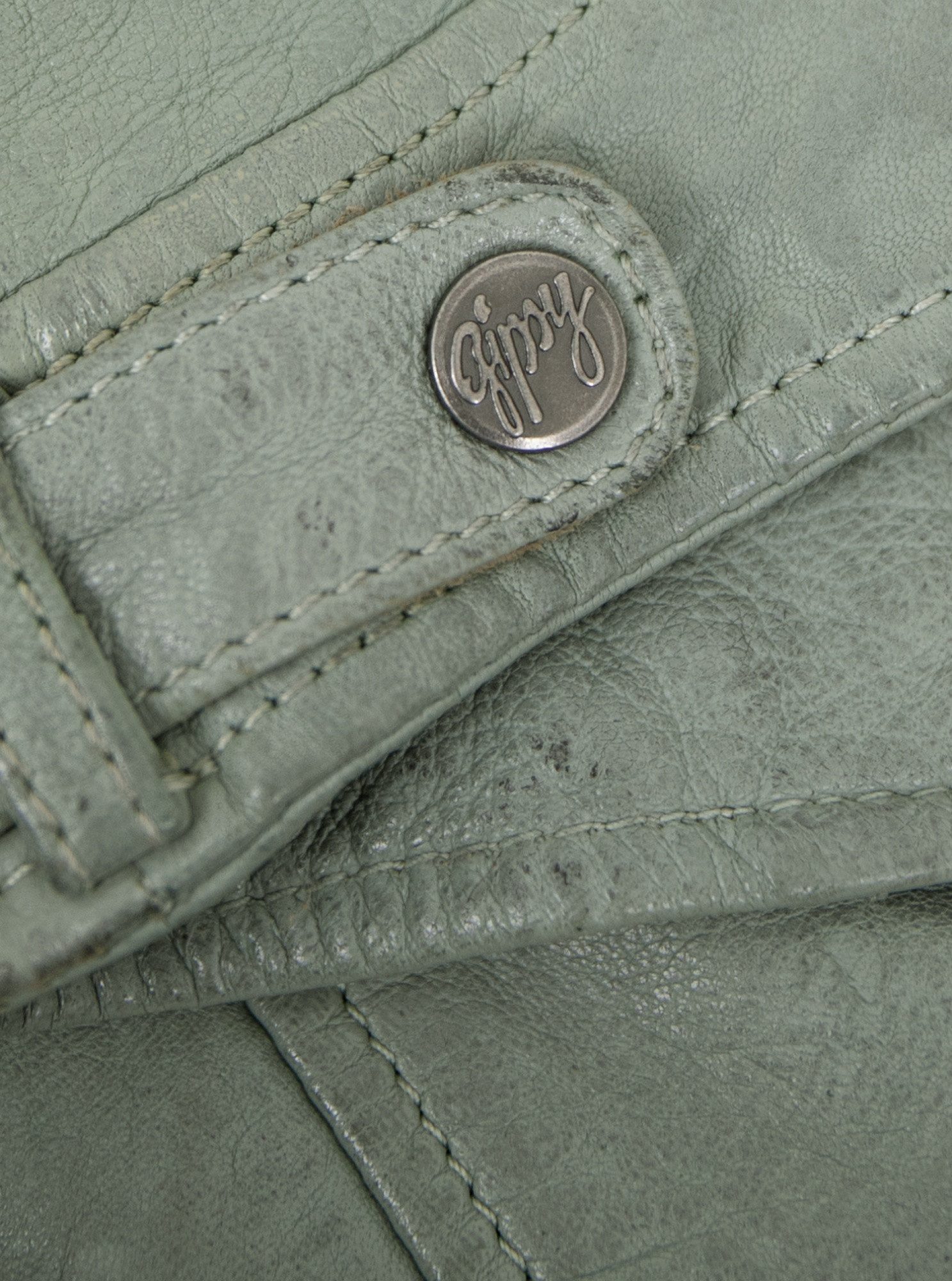 Gipsy by Mauritius Lederjacke GWAllie Gipsy - Damen Lederjacke Lammnappa Kapuze light mint