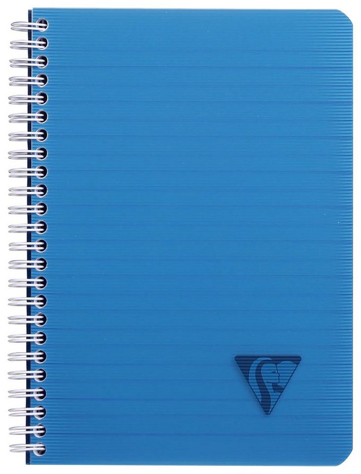 Thumbnail - CLAIREFONTAINE Notizbuch 5x Spiralheft A5 90 Blatt 90g liniert Einband sortiert 329546C, Linicolor, Age Bag und Europa