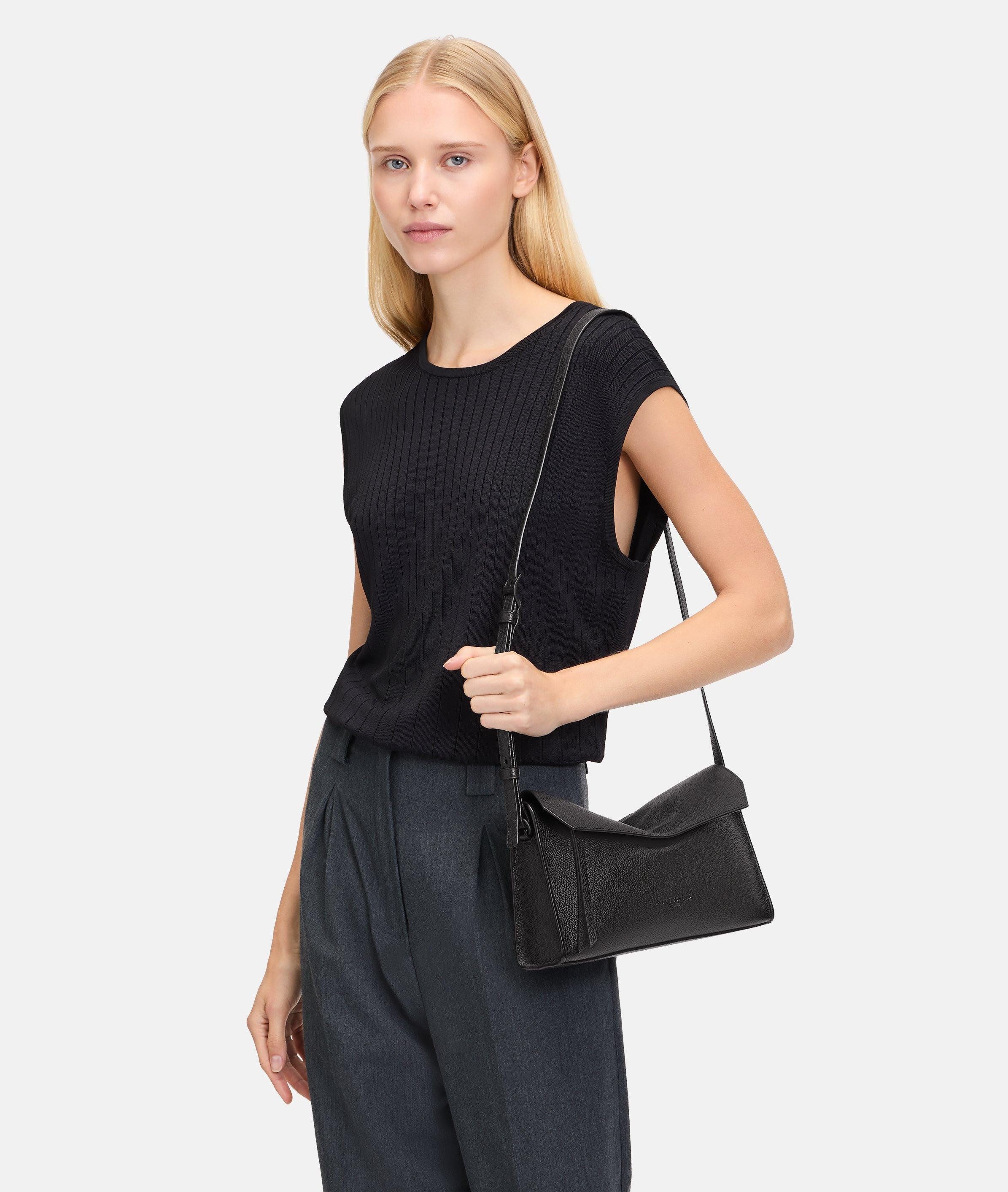 Liebeskind Berlin Umhängetasche Lora Crossbody S, Schultertasche aus Rindsleder