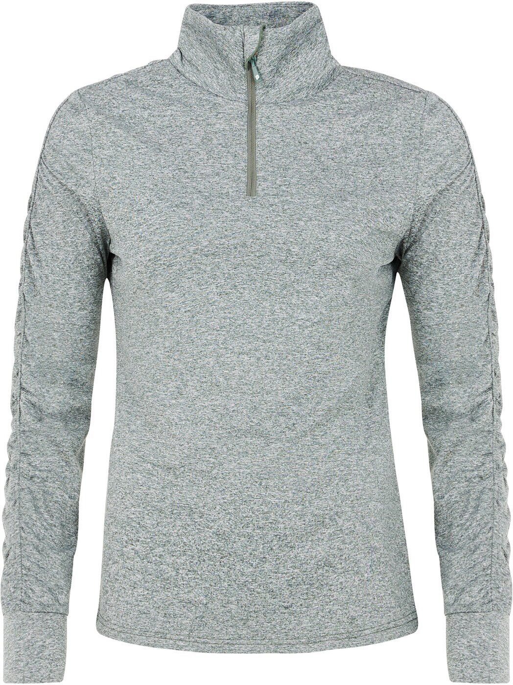 Protest Fleecepullover PRTHEY 1/4 zip active top Evergreen