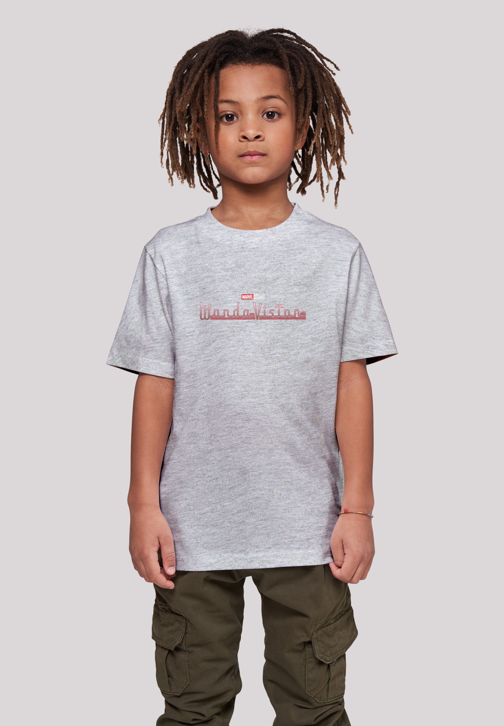F4NT4STIC Kurzarmshirt Kinder Marvel WandaVision Logo with Kids Basic Tee (1 -tlg) | T-Shirts