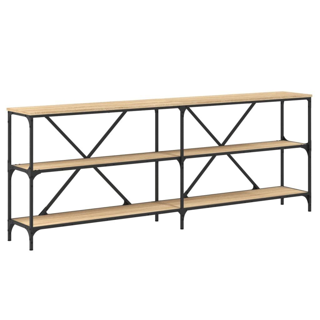 vidaXL Beistelltisch Konsolentisch Sonoma-Eiche 200x30x75 cm günstig online kaufen