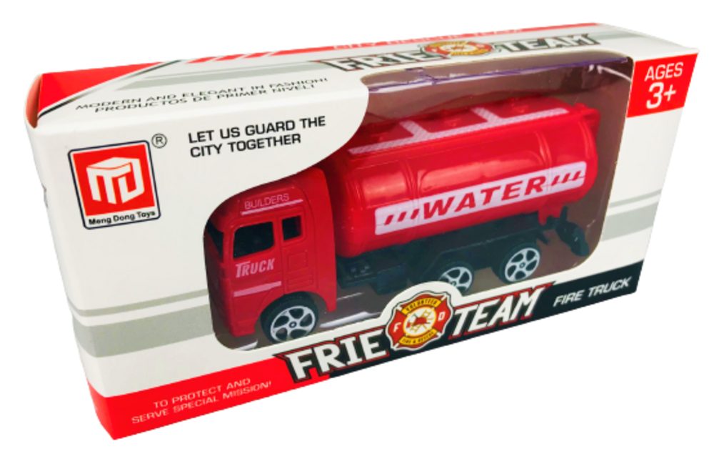 Spiel Feuerwehrtruck im Karton, 17 x 8 x 4cm, Feuerwehrauto