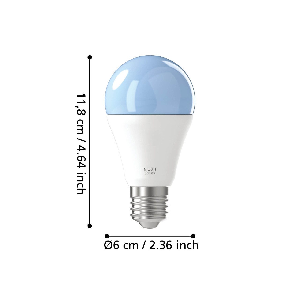 EGLO LED-Leuchtmittel Eglo Connect LED Leuchtmittel-Z A60 RGB Birnenform, Dimmbar