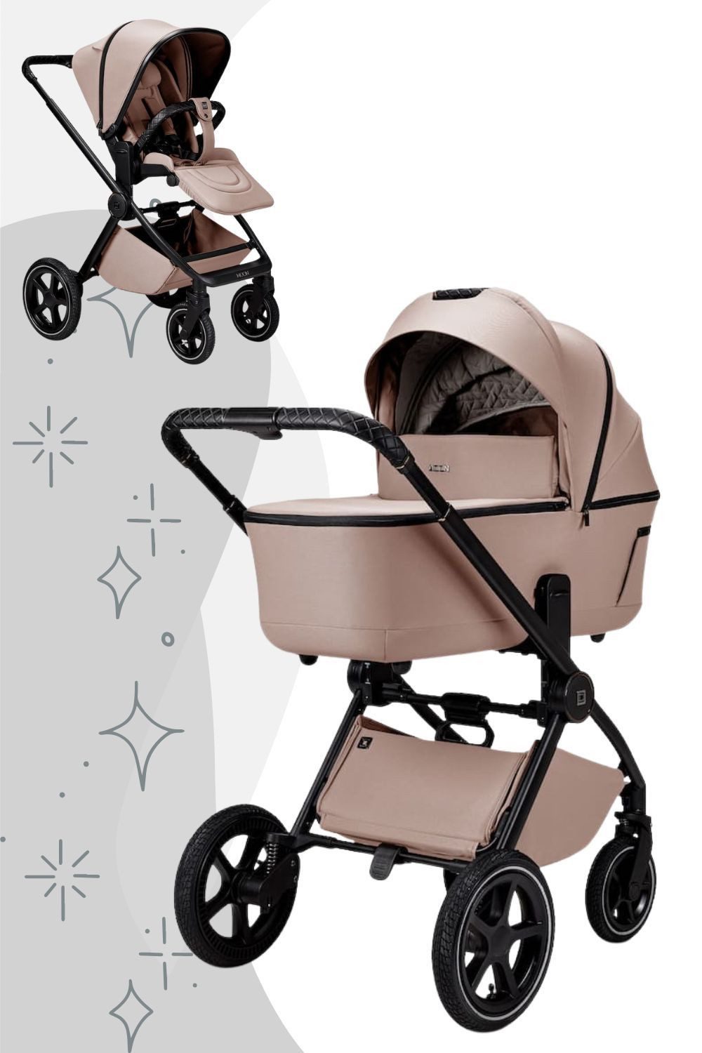 Moon Kombi-Kinderwagen Gio 2.0 Kinderwagen / Kombikinderwagen