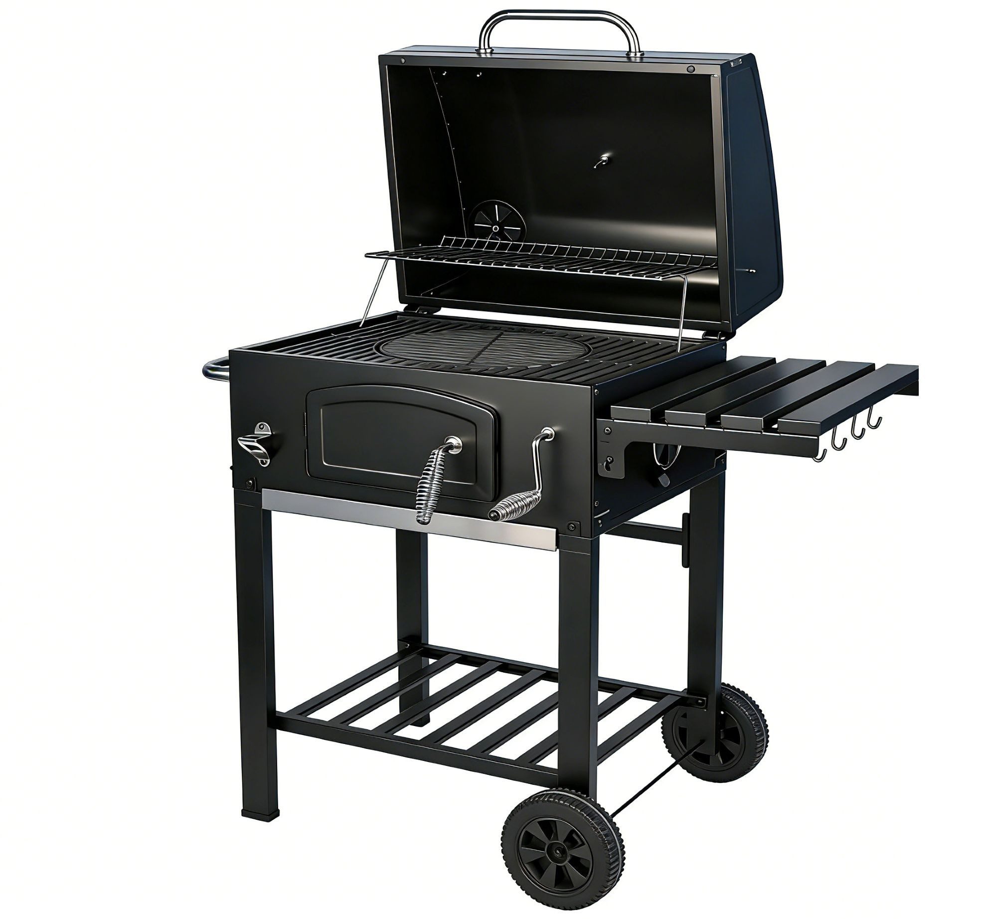 El Fuego Holzkohlegrill Holzkohlegrill "ONTARIO 2" von El Fuego®, inkl. Rost-in-Rost-System