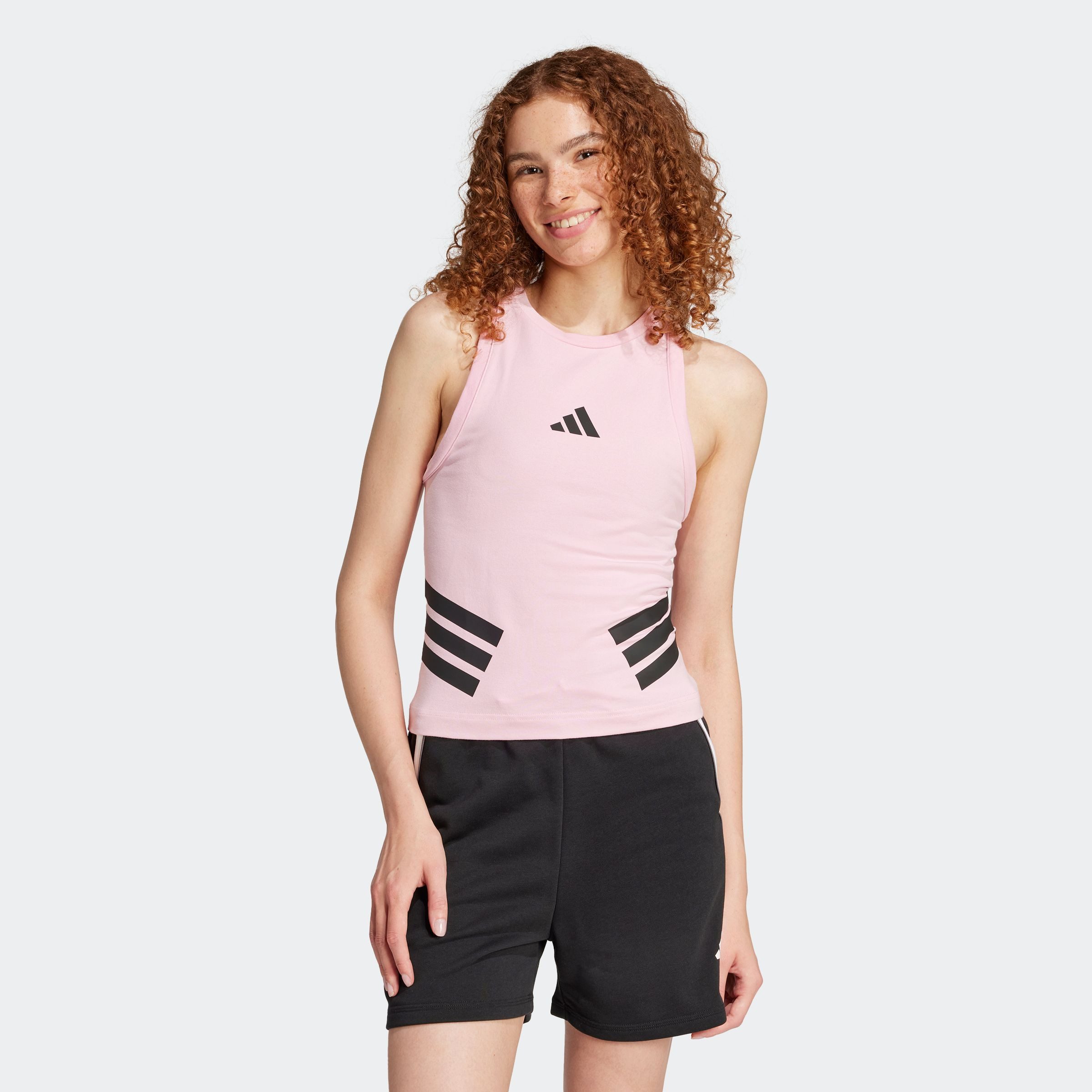 adidas Sportswear Tanktop W FI 3S TANK aus Single Jersey, mit Elasthan-Ante günstig online kaufen