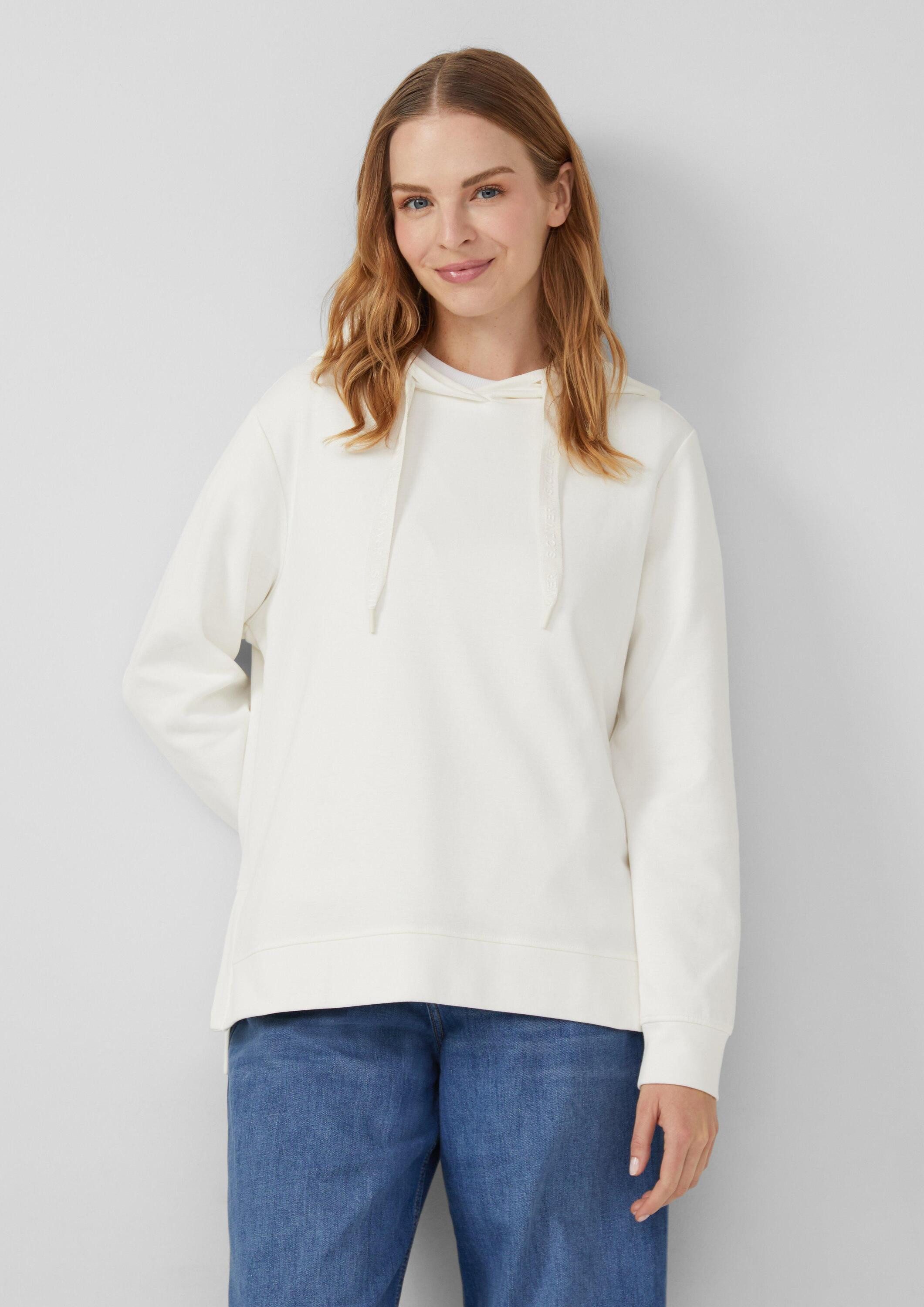 s.Oliver Sweatshirt Sweatshirt Sweatshirt im Relaxed Fit mit Seitenschlitz günstig online kaufen