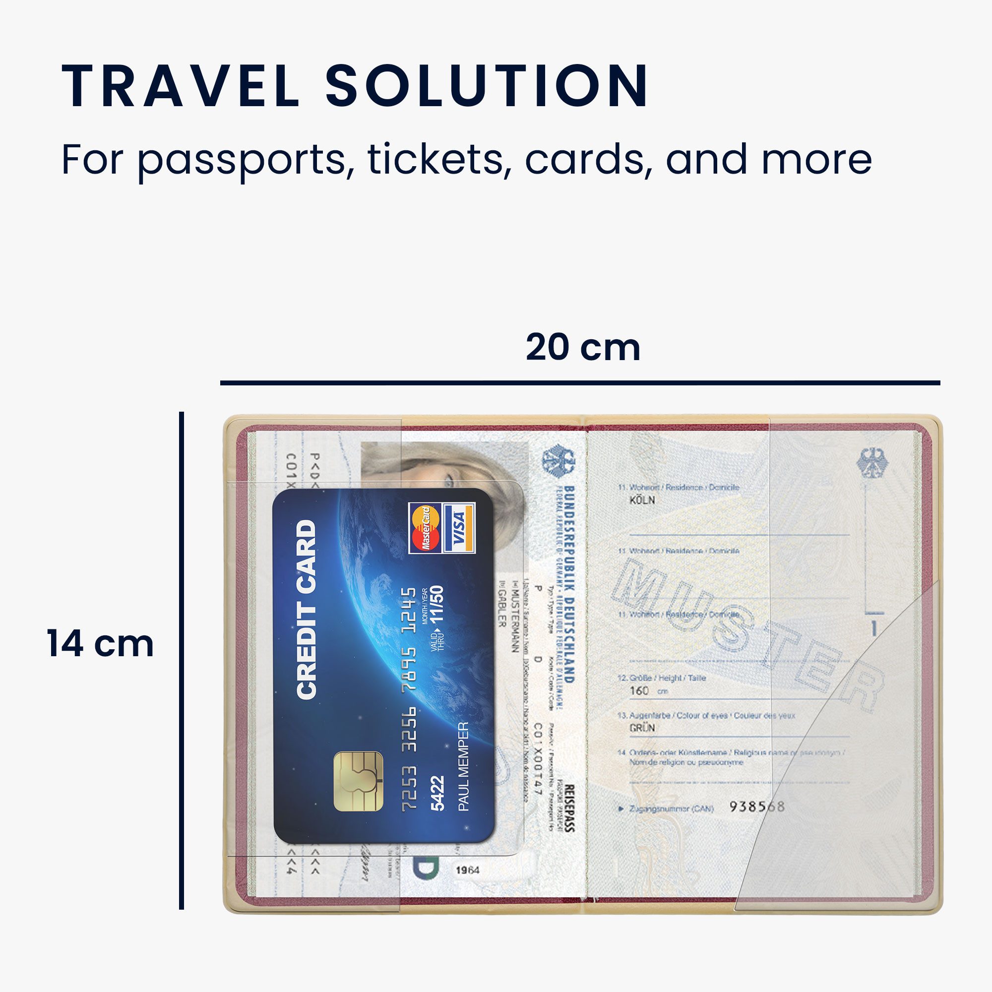 kwmobile Etui Reisepass Kunststoff Schutzhülle Ausweis Hülle Impfpass Schutz, Cover Reisepasshülle Ausweishülle in Windmühlen Design Design