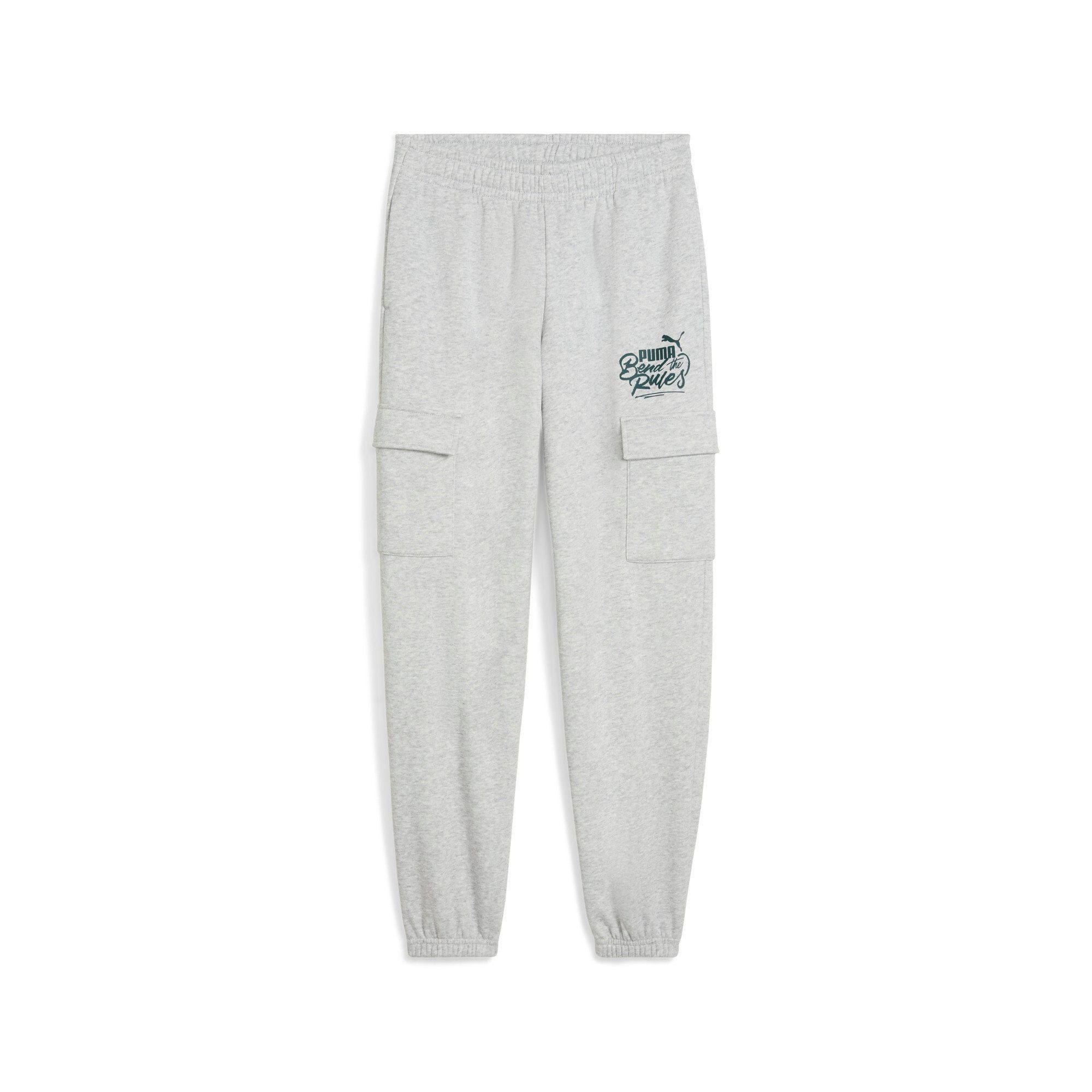 PUMA Trainingshose MID90S CARGO SWEATPANTS FL B sportlicher Stil, mit Leistentasche, aus Baumwollmischung