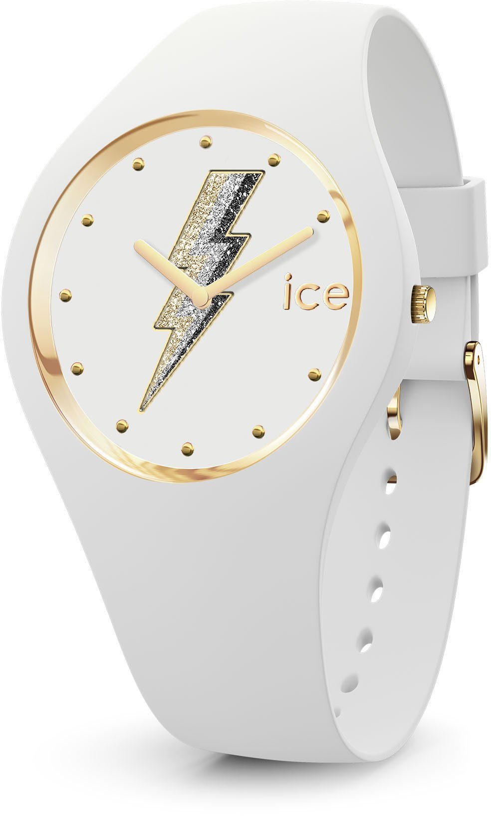 Quarzuhr - 019857 ice-watch - 2H, Small Electric glam - rock ICE white