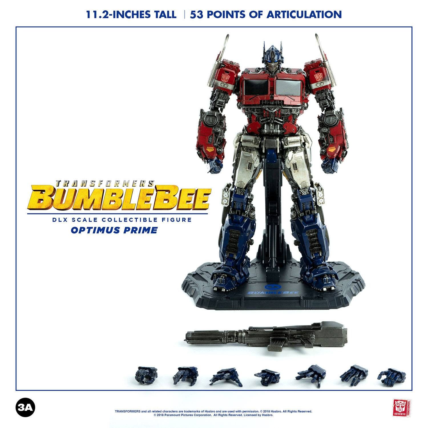 ThreeZero Actionfigur Transformers Bumblebee 1/6 Optimus Prime 20 cm Deluxe Actionfigur