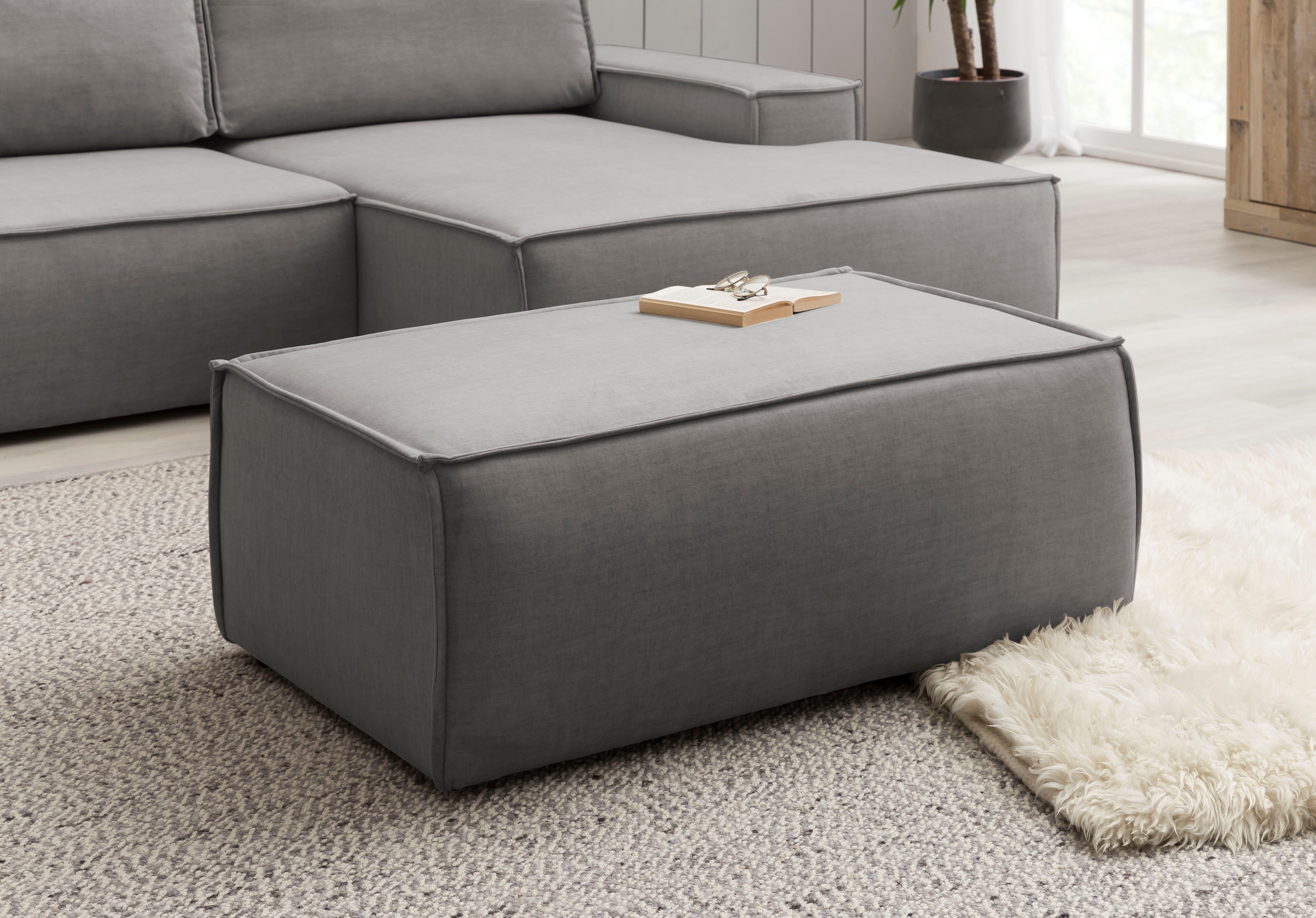 Home affaire Hocker SHERWOOD, Polsterhocker in günstig online kaufen