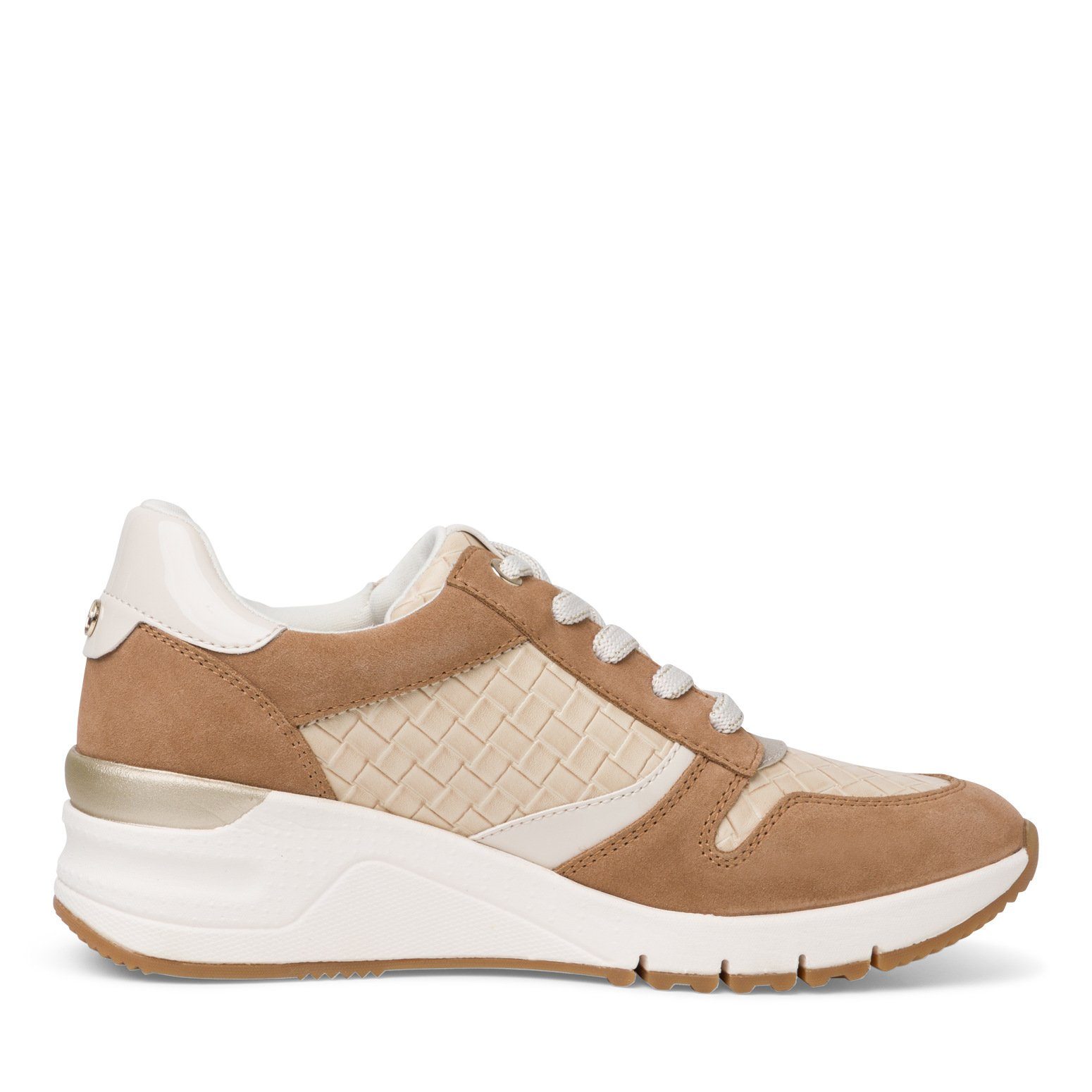 Tamaris Tamaris Comfort-Lining Damen Sneaker 1-23702-28-452 CAMEL/BEIGE ST Sneaker