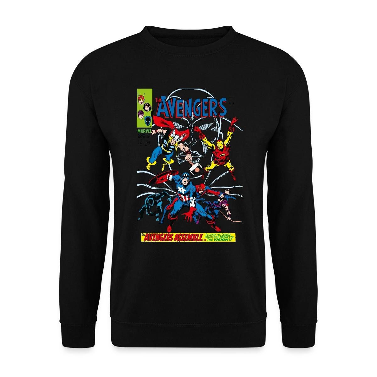 Spreadshirt Sweatshirt Avengers Comic Superhelden Assemble Unisex Pullover (1-tlg)