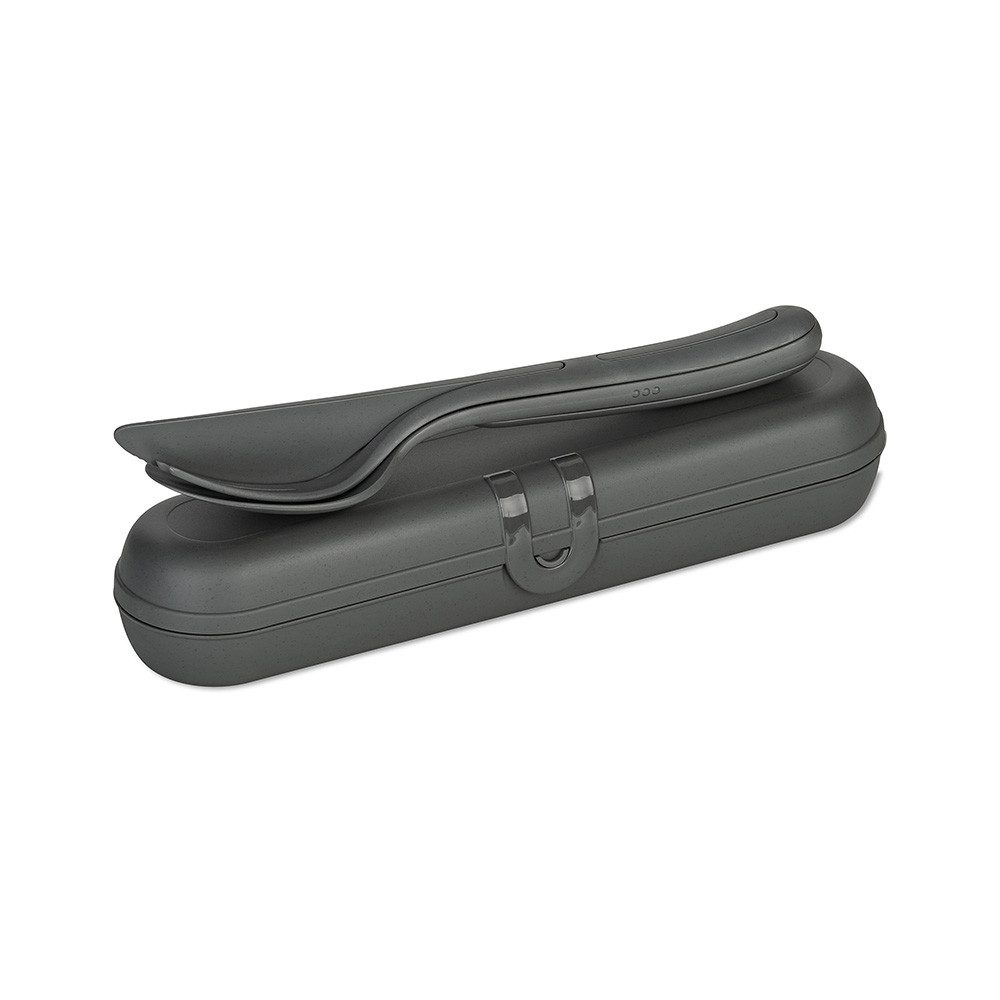 KOZIOL Besteck-Set KLIKK READY Besteck Etui + Besteckset (4-tlg), 1 Personen, Kunststoff