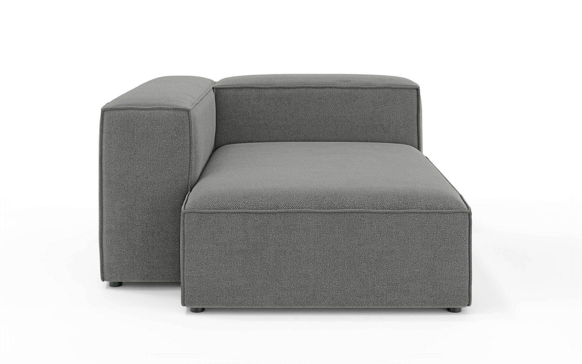 OTTO home Ottomane XL HAILY links/rechts bestellbar, extra tief, Maße B/T/H: 130/160/72cm, als Modul oder separat verwendbar, für individuelle Zusammenstellung
