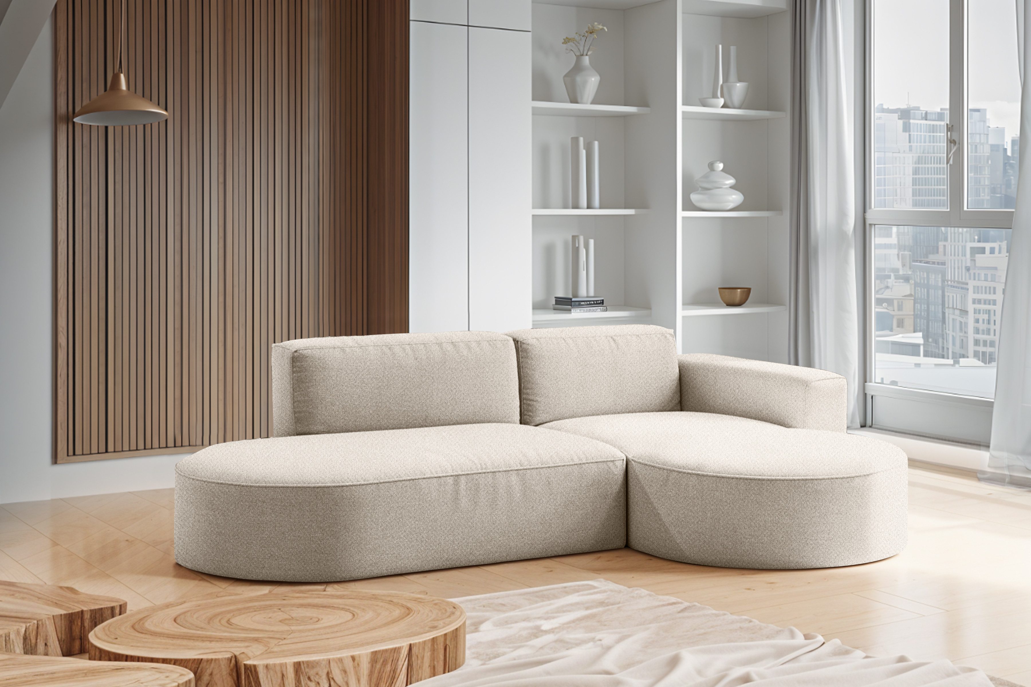 Kaiser Möbel Ecksofa Modernes L-förmiges Designer günstig online kaufen
