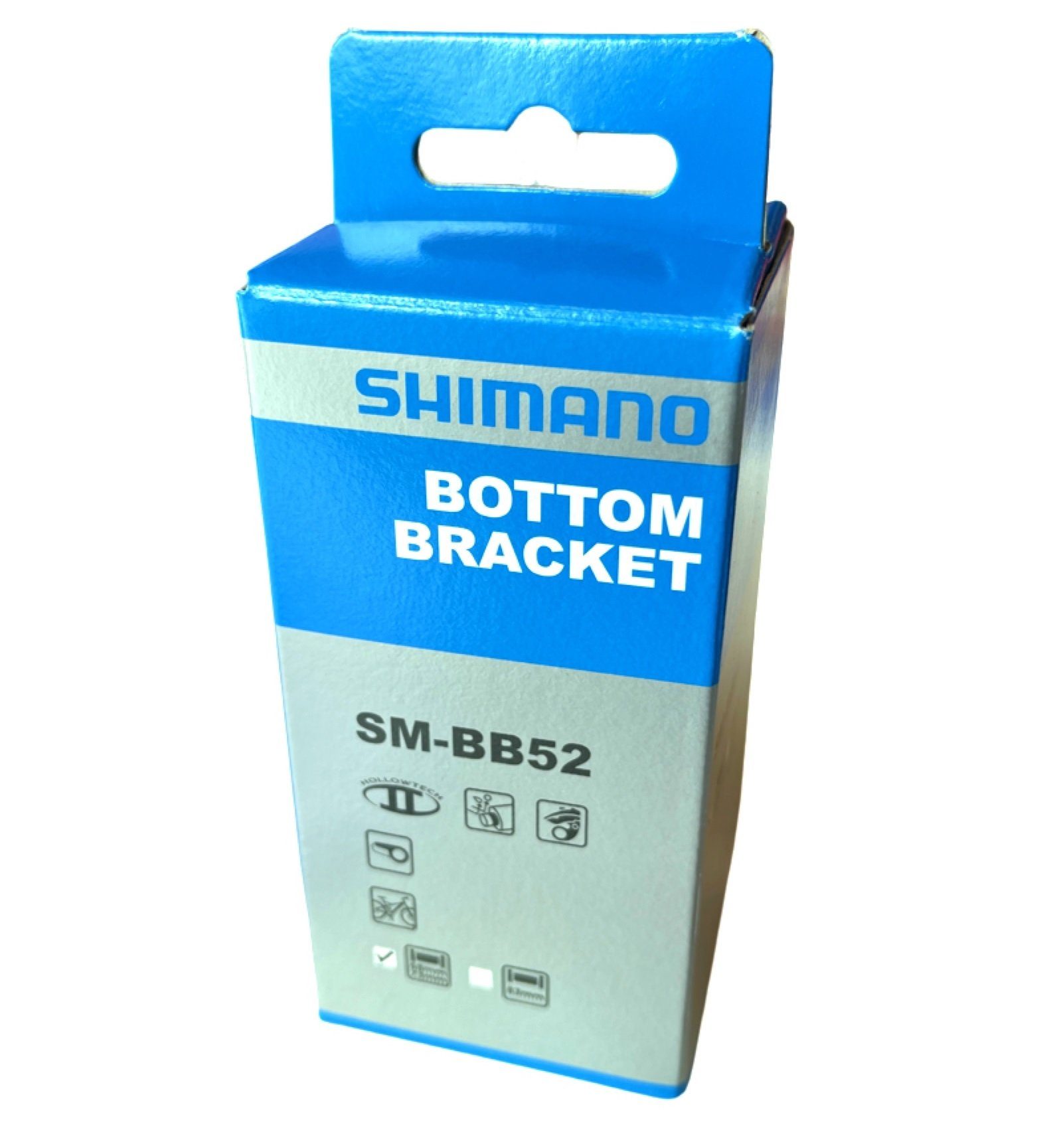 Shimano Fahrradkurbel Shimano SM-BB501 BSA 68/73 Hollowtech II Tretlager Innenlager schwarz
