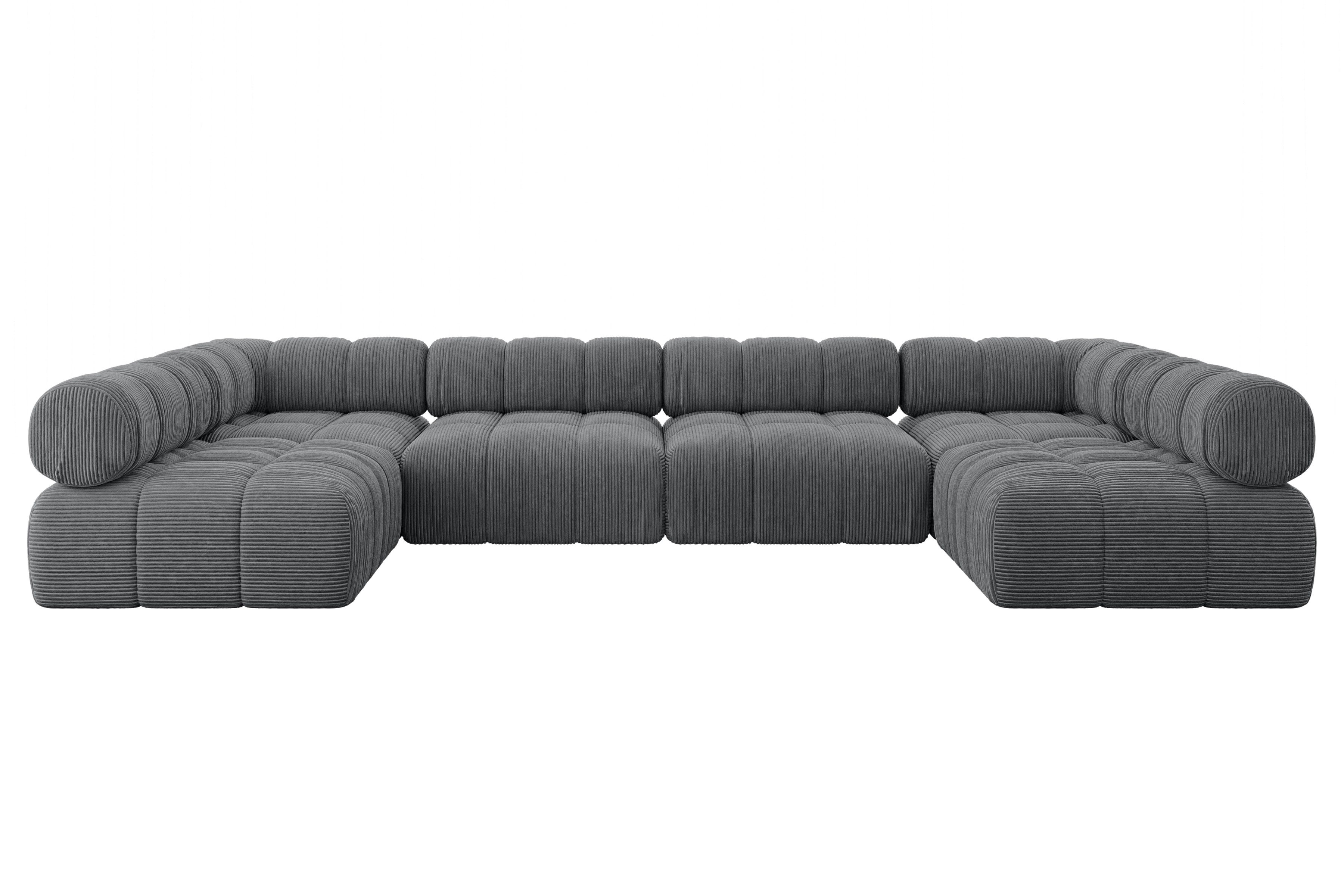 ALTDECOR Wohnlandschaft Garvo-U2, Corner Sofa U-Form günstig online kaufen