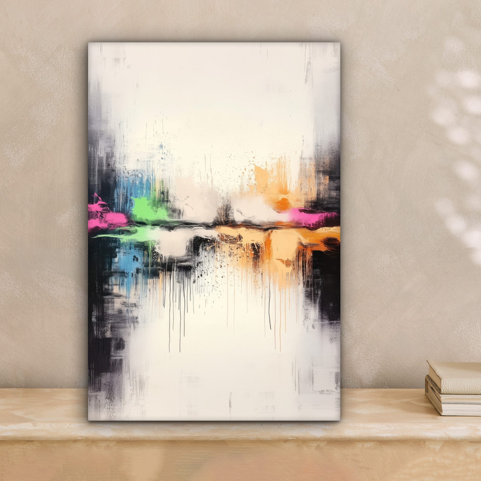 OneMillionCanvasses® Leinwandbild Abstrakt - Farbexplosion - Landschaft, Fo günstig online kaufen