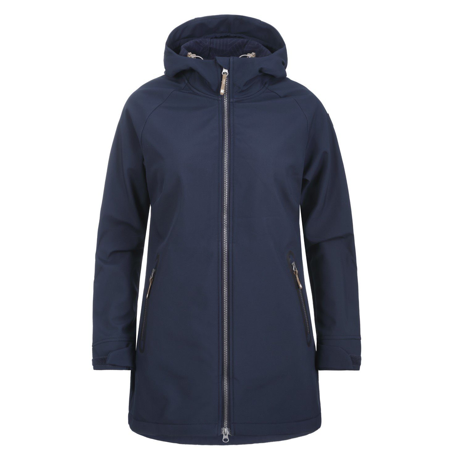 Icepeak Funktionsjacke Icepeak Softshelljacke Damen Anahuac mit Kapuze Wasserabweisend Blau